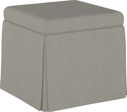 Charlick Gray Ottoman