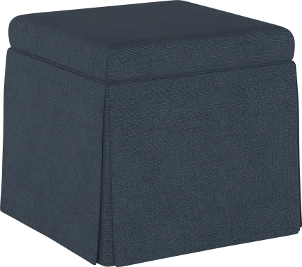 Charlick Blue Ottoman