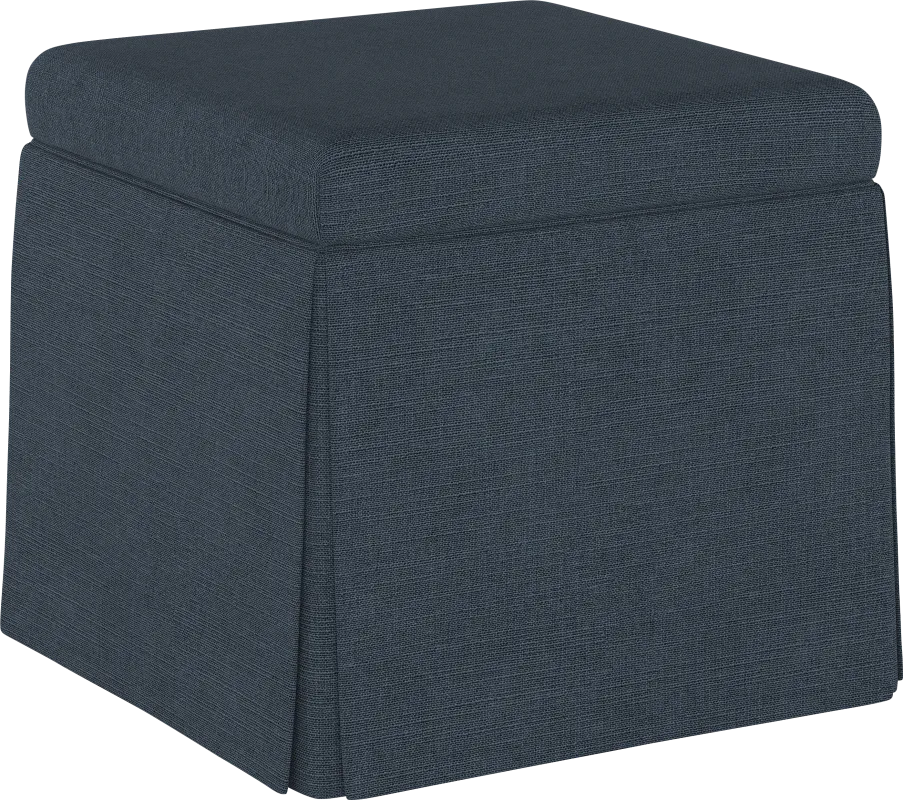Charlick Blue Ottoman