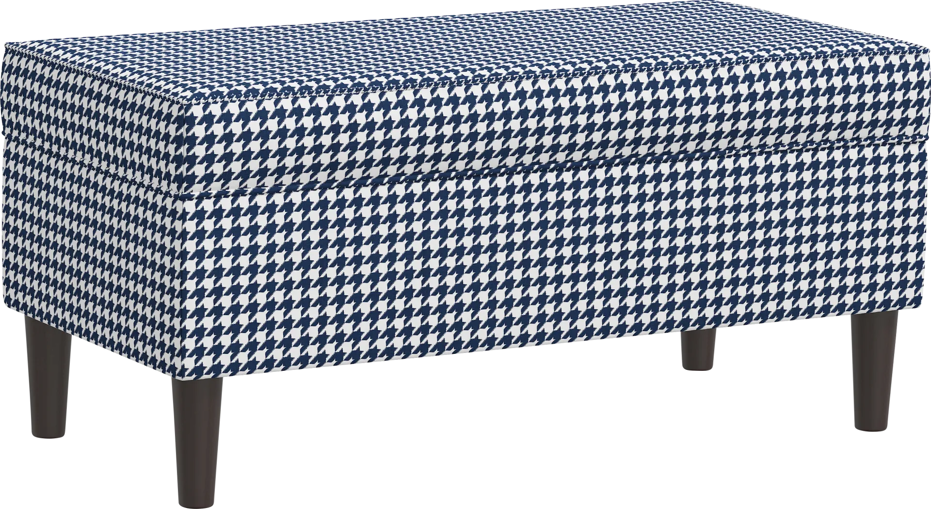 Charette Blue Storage Bench - Image 1