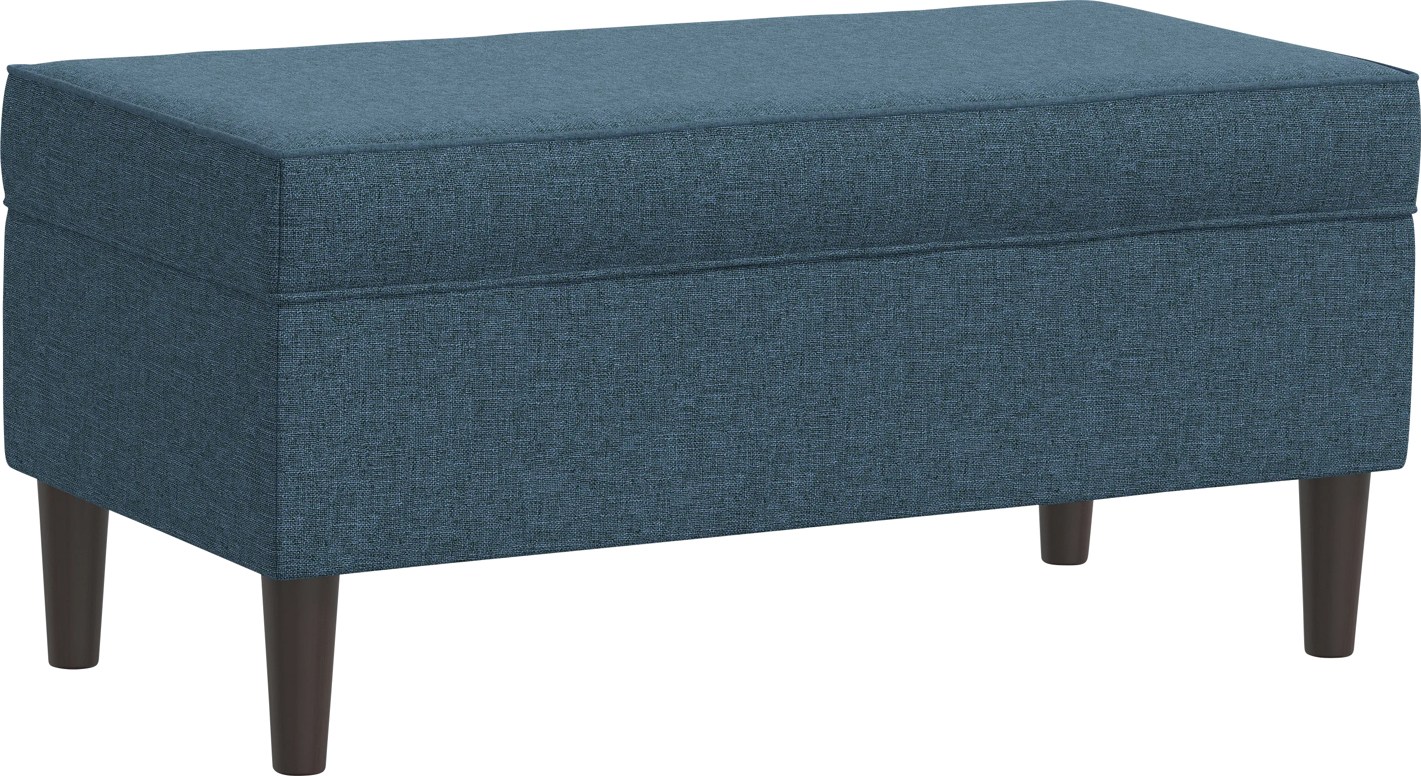 Charette Navy Blue Storage Bench - Thumbnail - Image 1