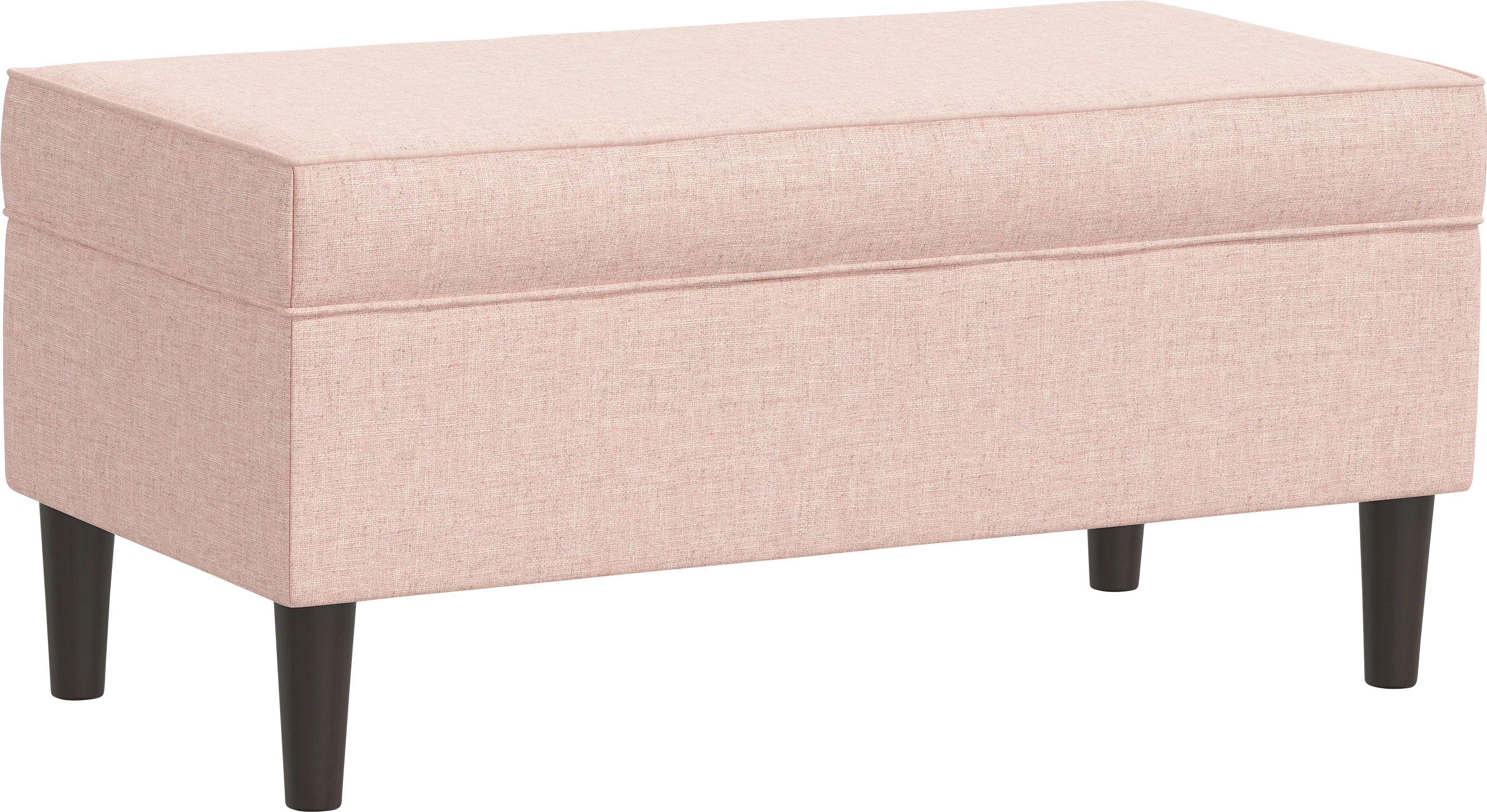 Charette Pink Storage Bench - Thumbnail - Image 1