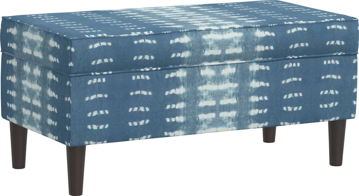Charette Indigo Storage Bench