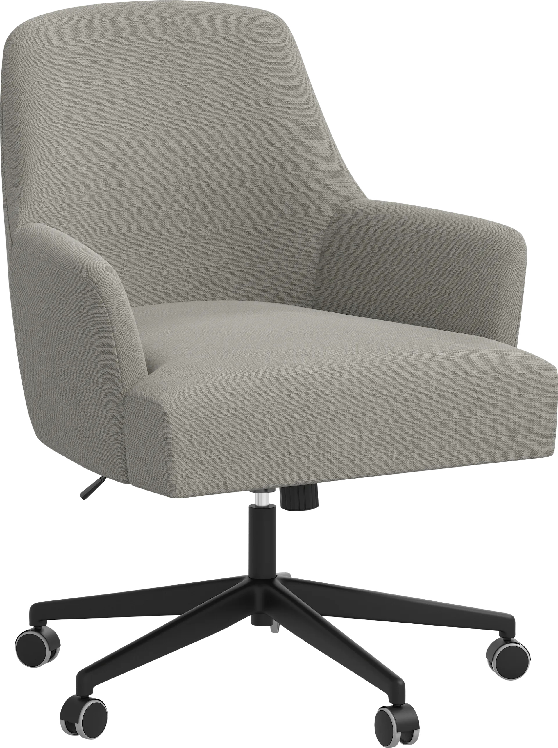 Carmelita Gray Desk Chair - Image 1