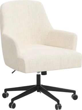 Carmelita Beige Desk Chair