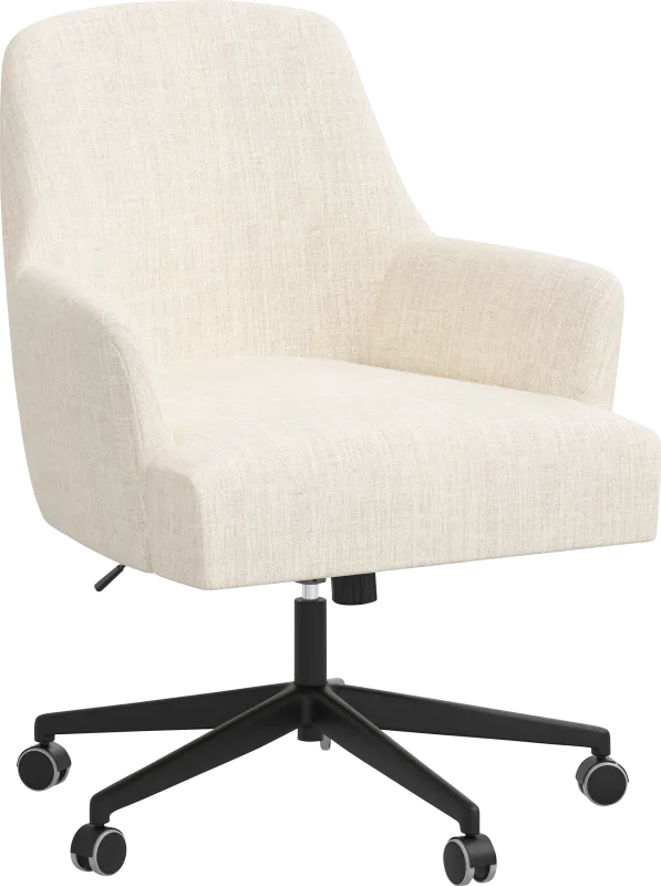 Carmelita Beige Desk Chair