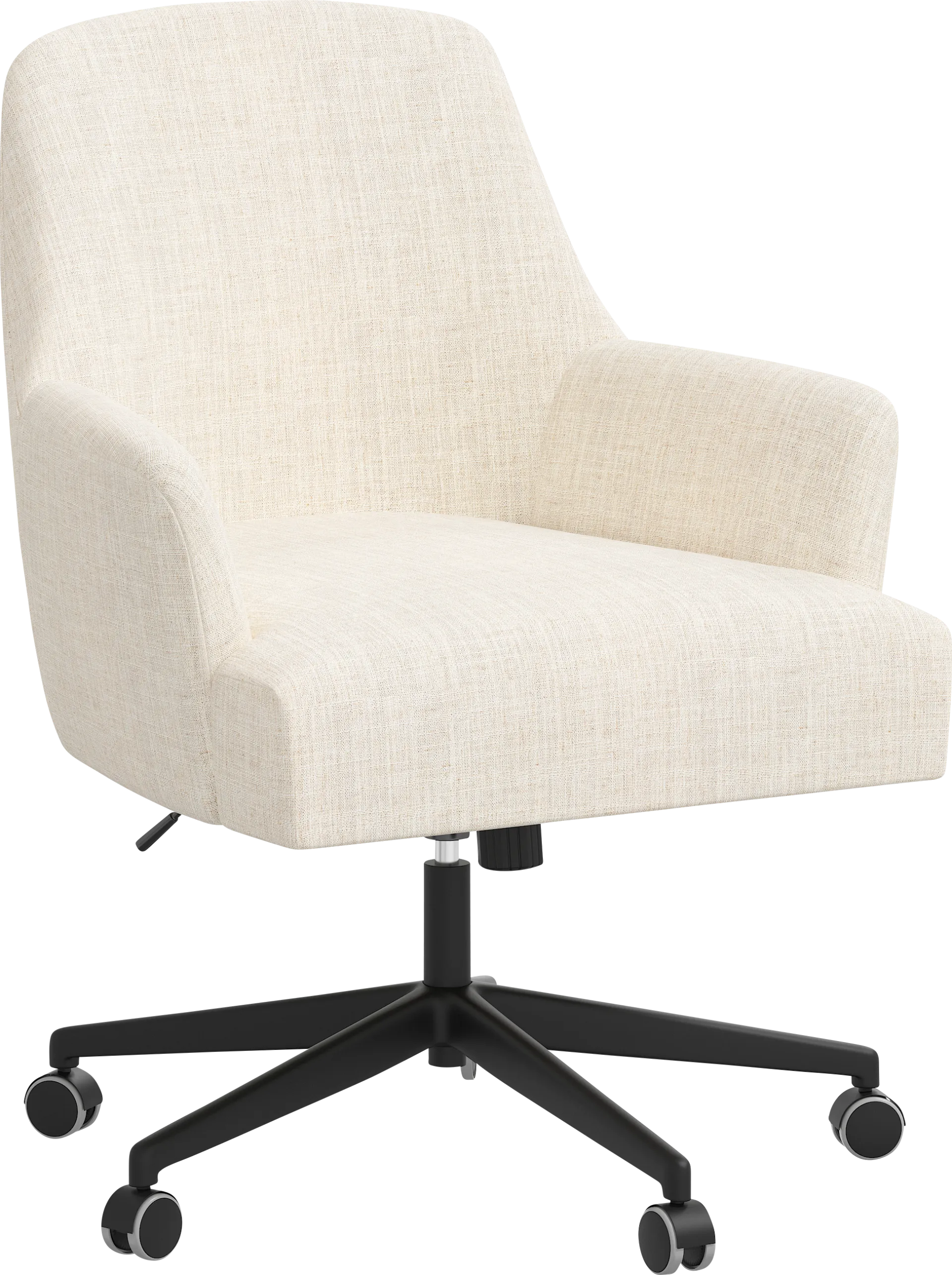 Carmelita Beige Desk Chair - Image 1