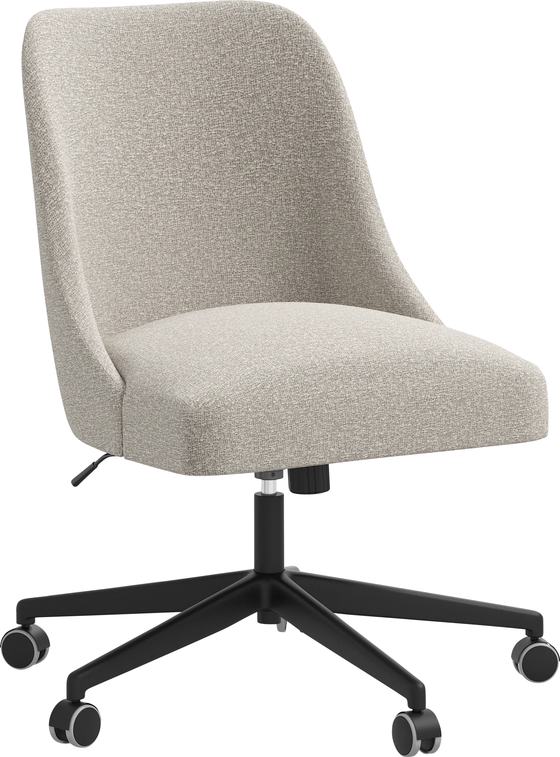 Elbe Light Gray Desk Chair - Image 1