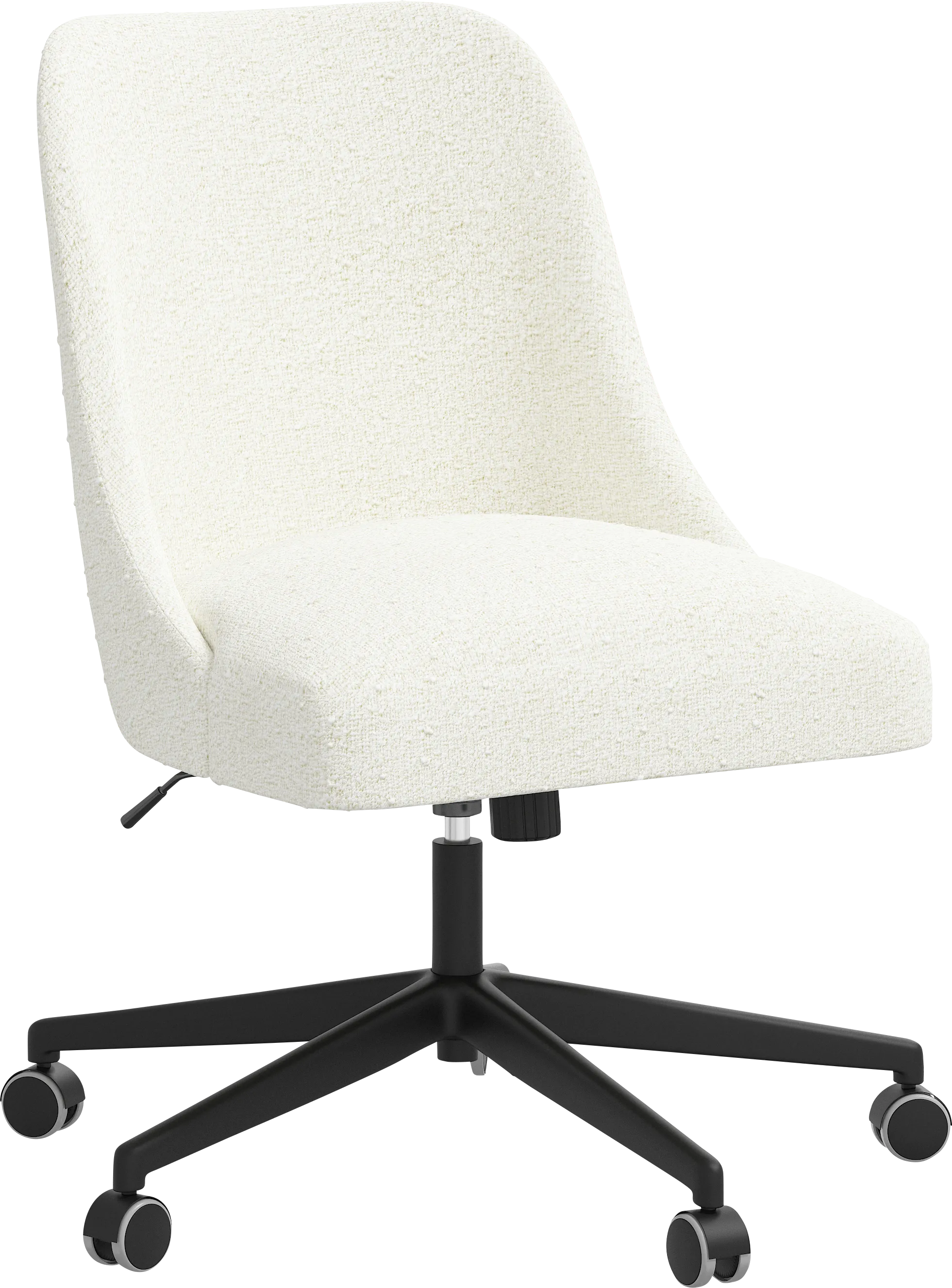 Elbe White Desk Chair - Thumbnail - Image 1