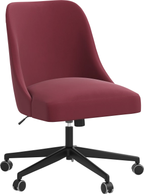 Carsell Burgundy Desk Chair