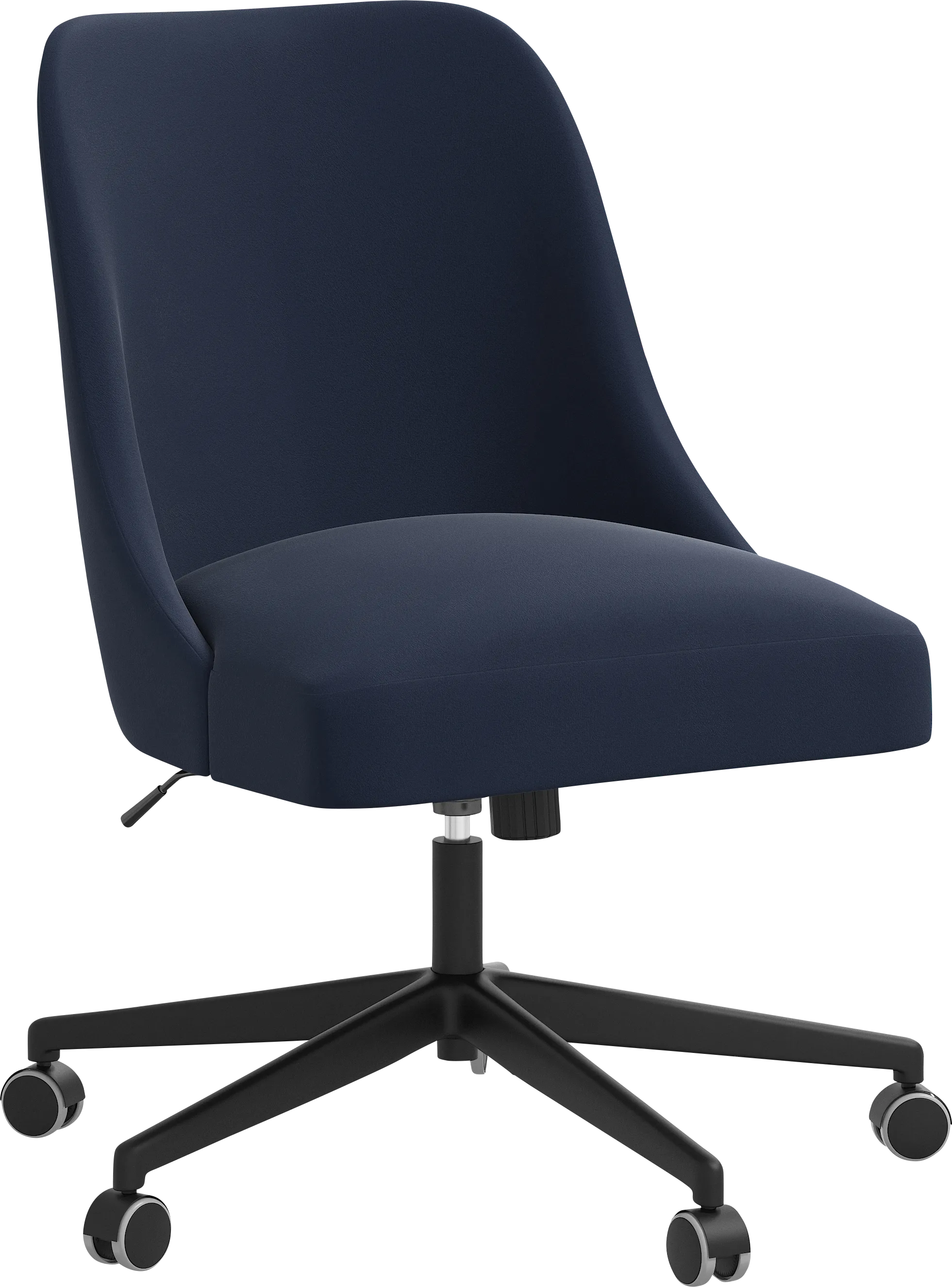 Carsell Blue Desk Chair - Thumbnail - Image 1