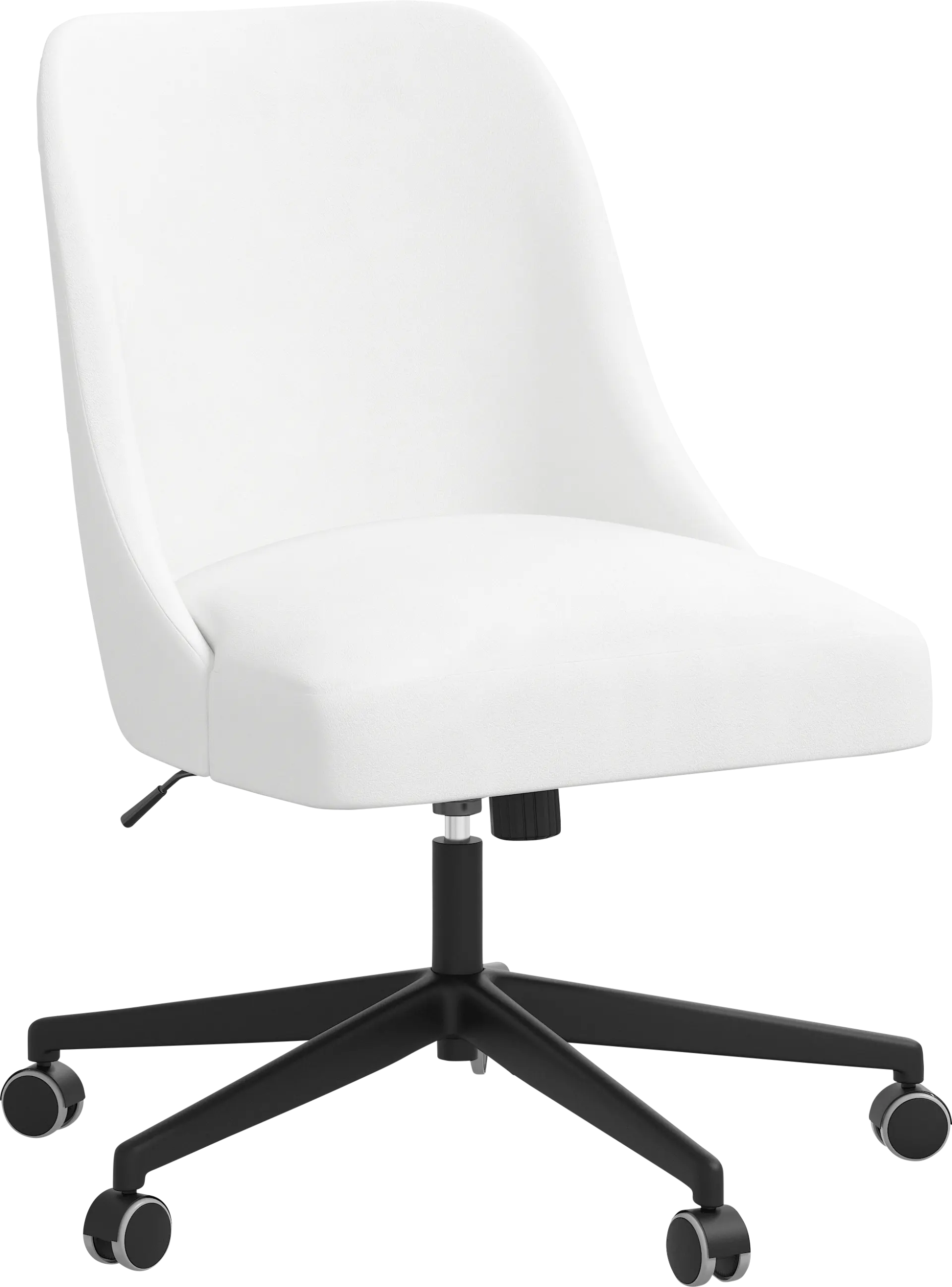 Carsell White Desk Chair