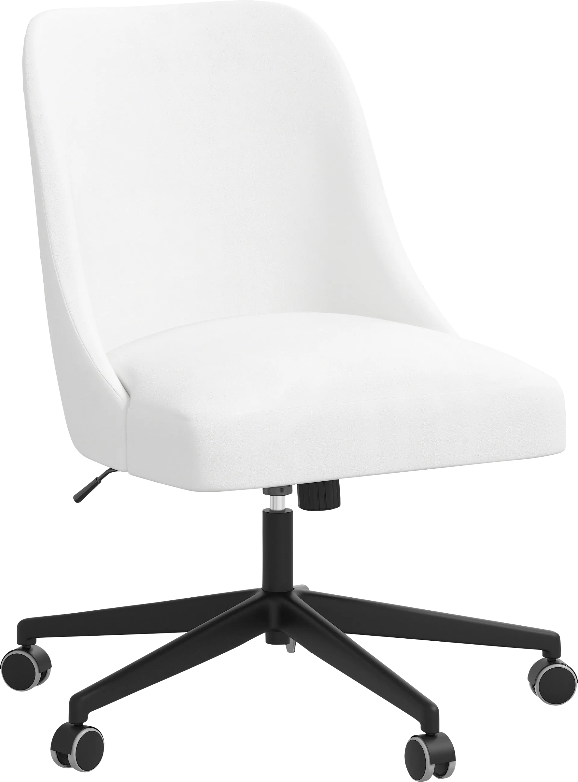 Carsell White Desk Chair - Image 1