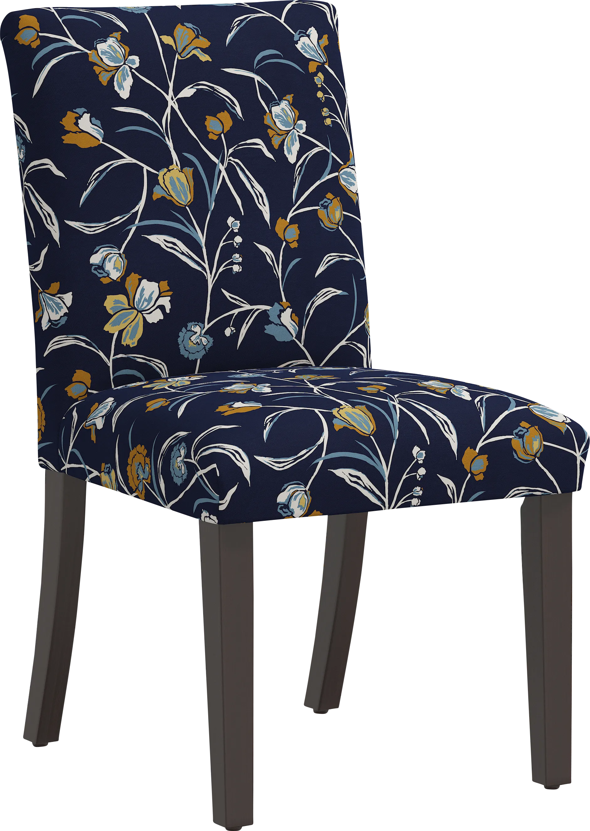 Dalzell Navy Side Chair