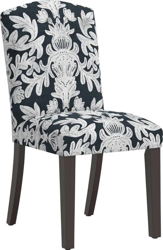 Dalzell Dark Blue Side Chair