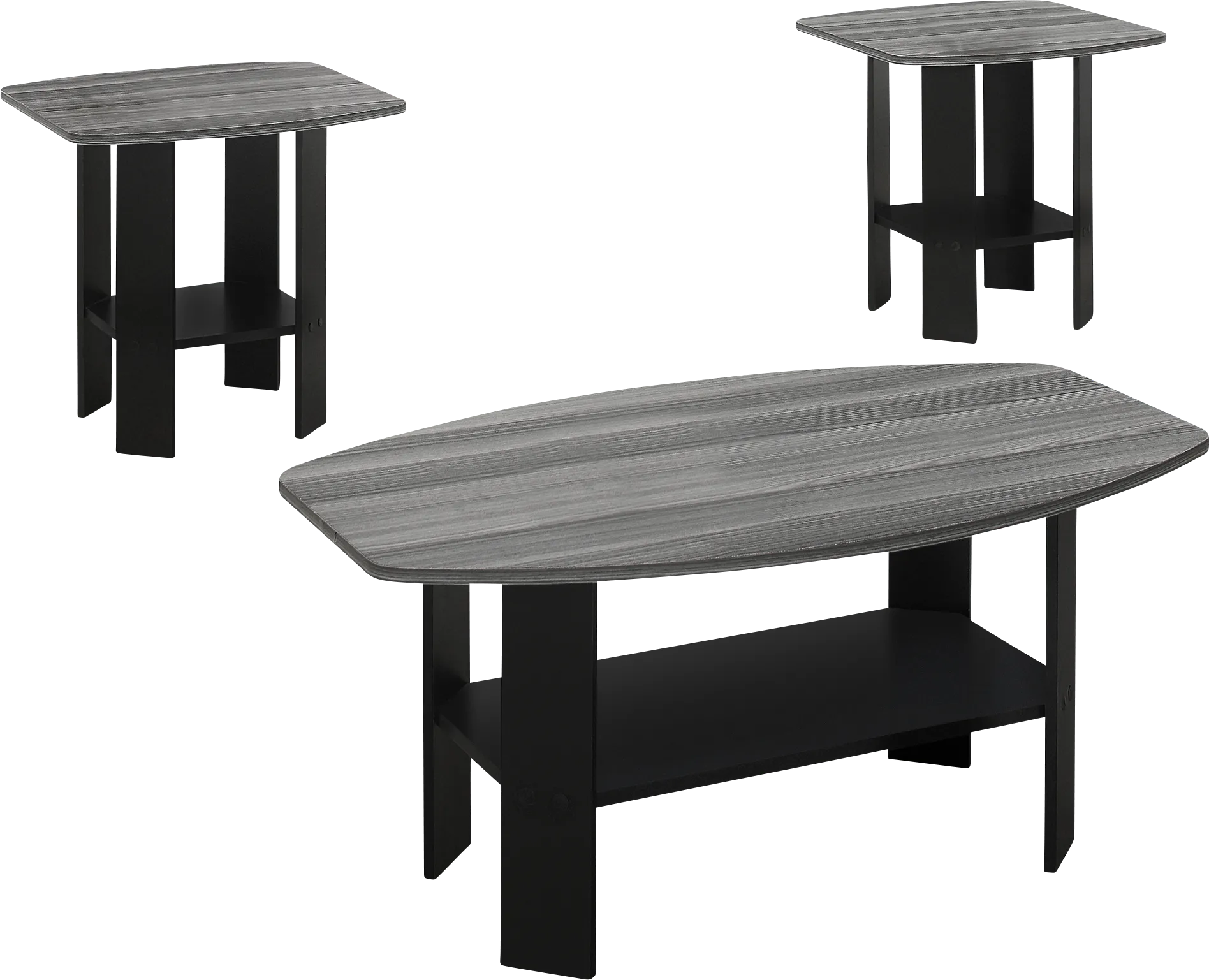 Greylyn Gray 3 Pc Table Set - Image 1