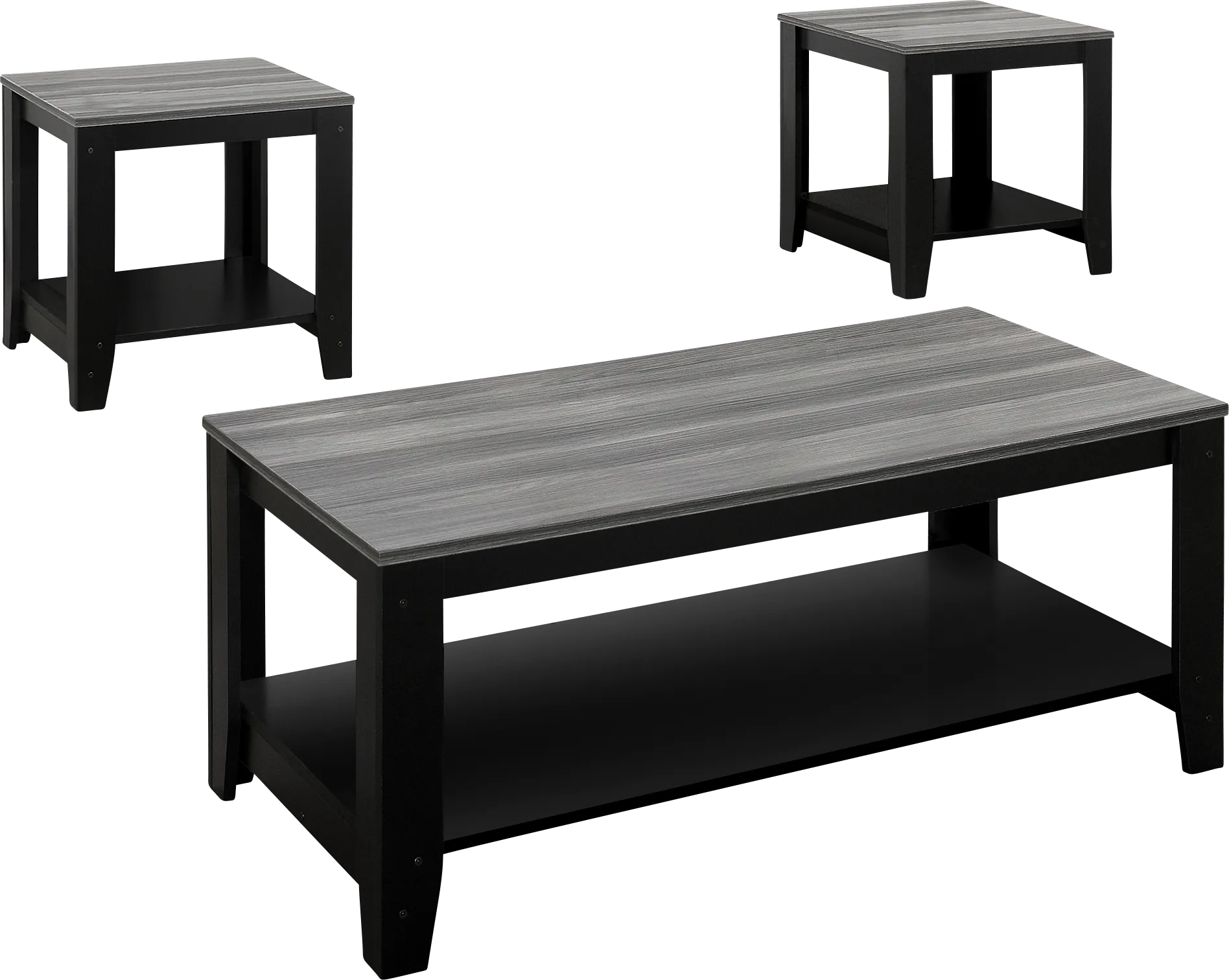 Halesworth Gray 3 Pc Table Set - Thumbnail - Image 1