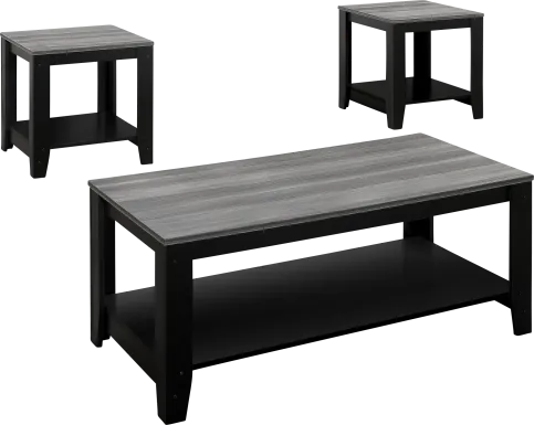 Halesworth Gray 3 Pc Table Set