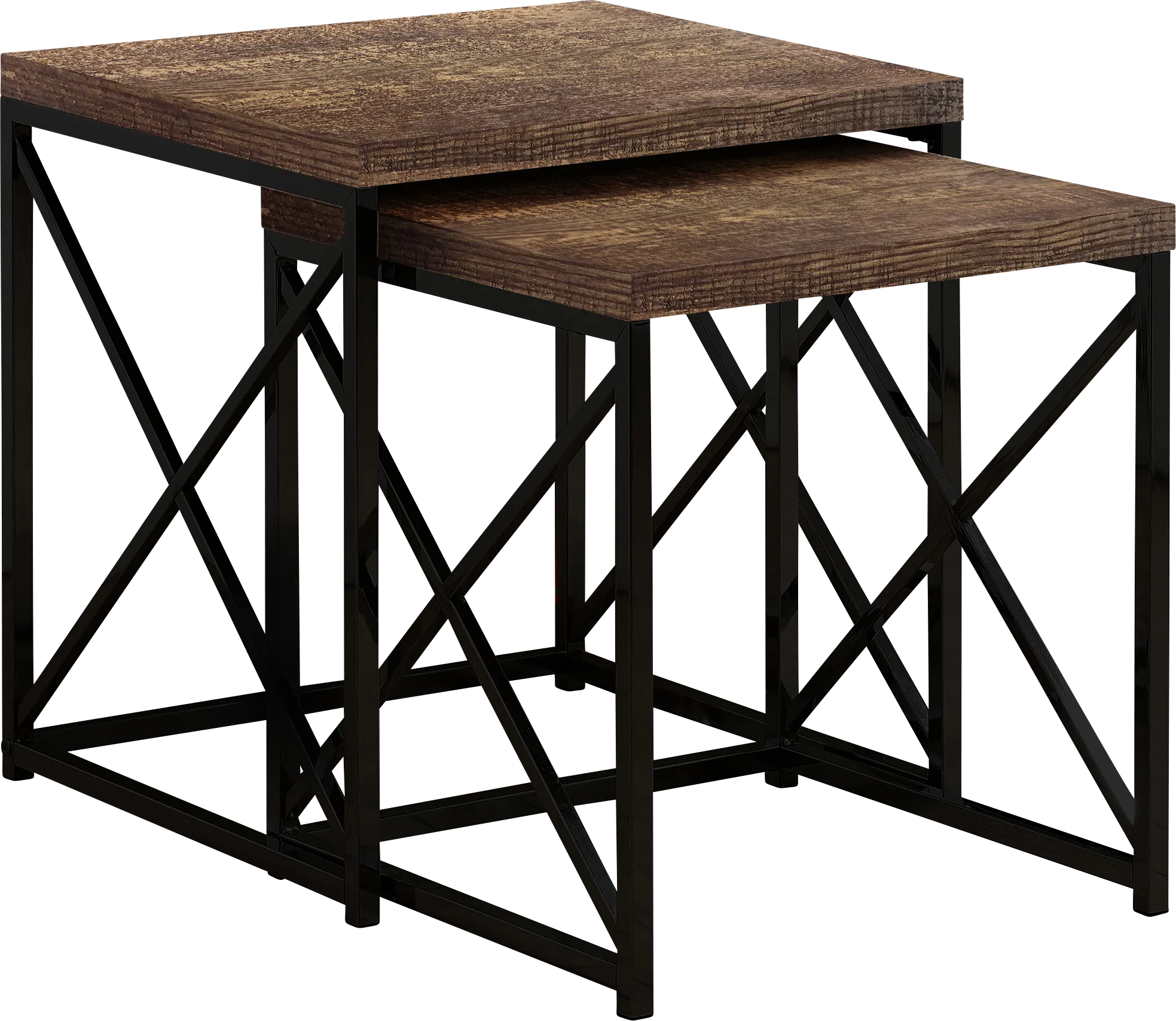 Brillock Brown Nesting Tables - Thumbnail - Image 1