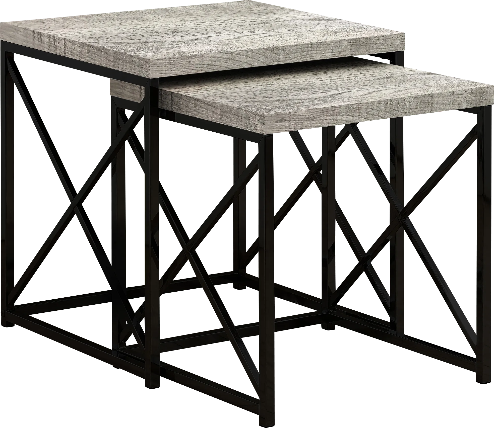 Brillock Gray Nesting Tables - Thumbnail - Image 1