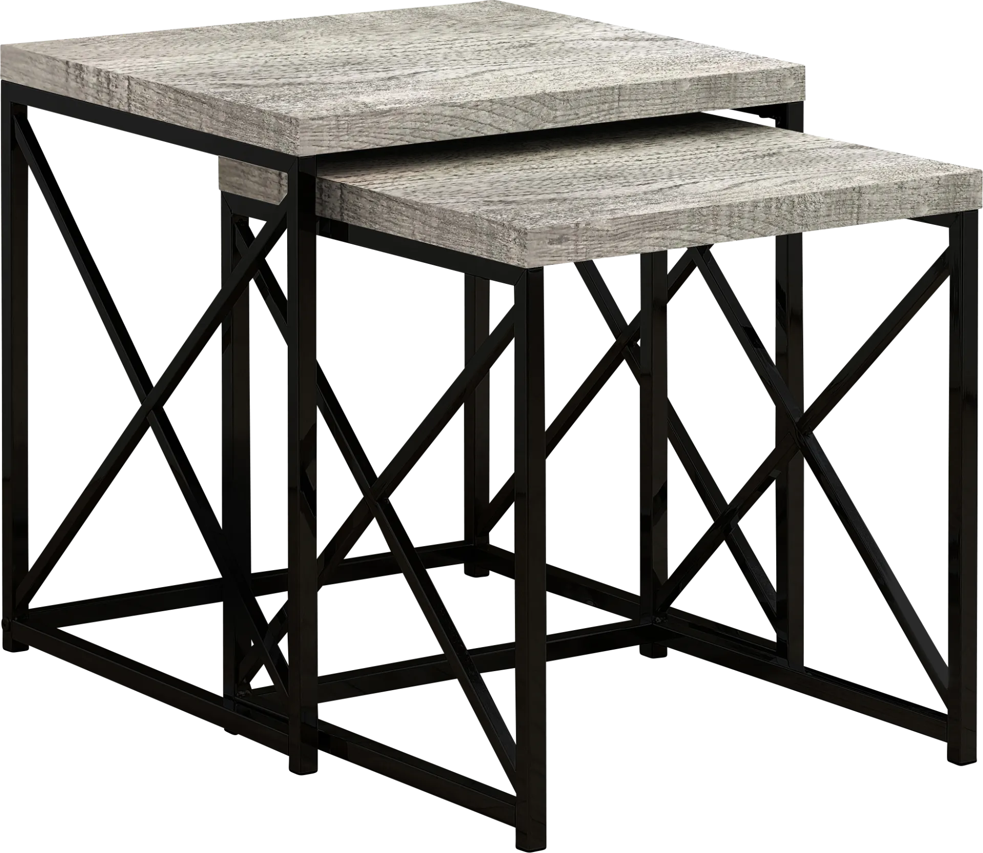 Brillock Gray Nesting Tables - Image 1