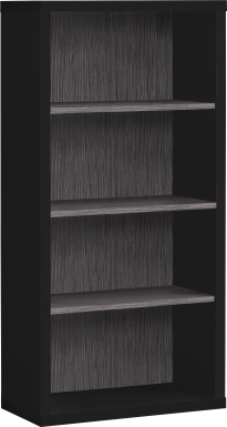Wampton Black Bookcase