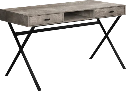 Beckhaven Taupe Desk