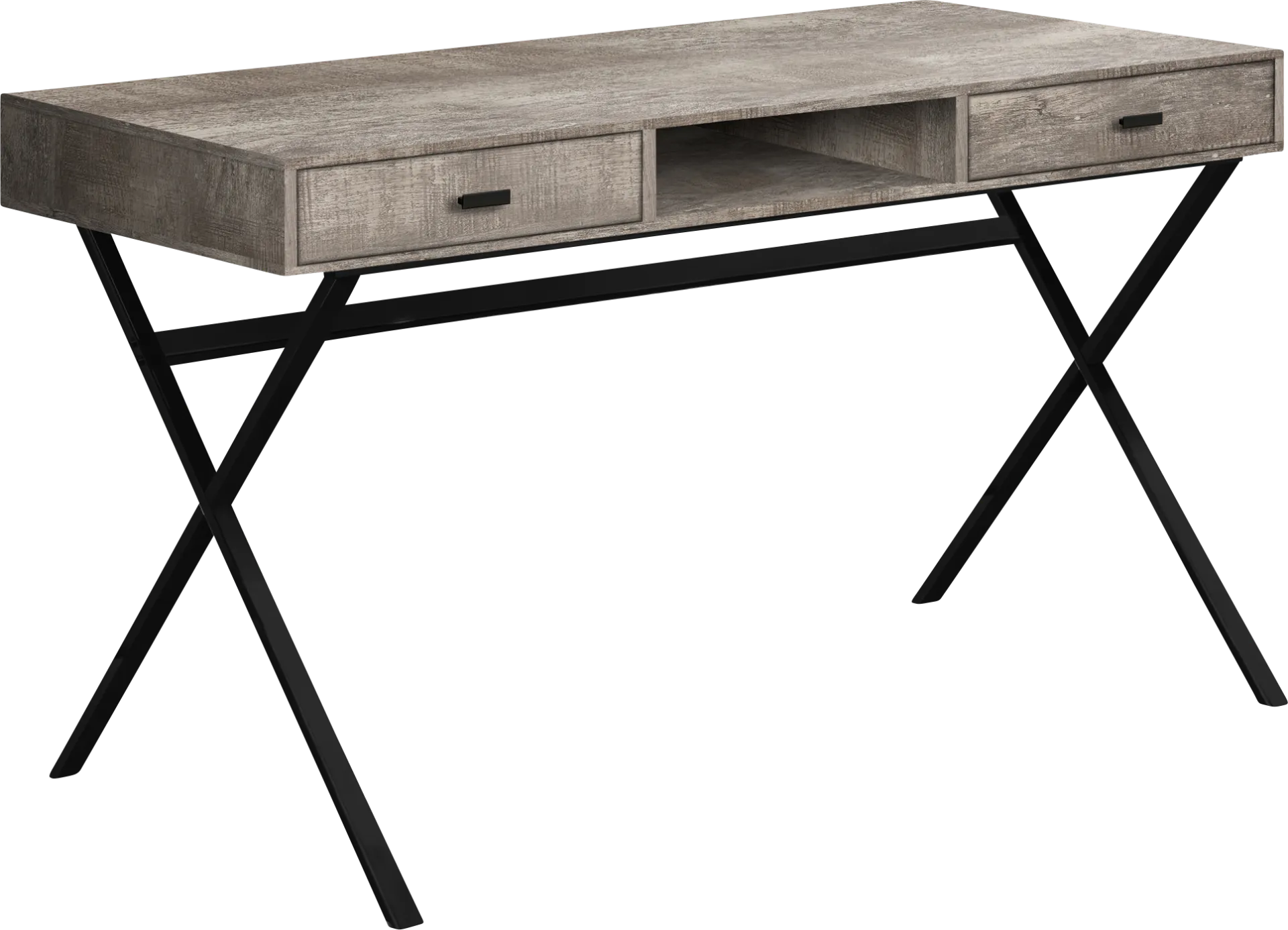 Beckhaven Taupe Desk - Image 1