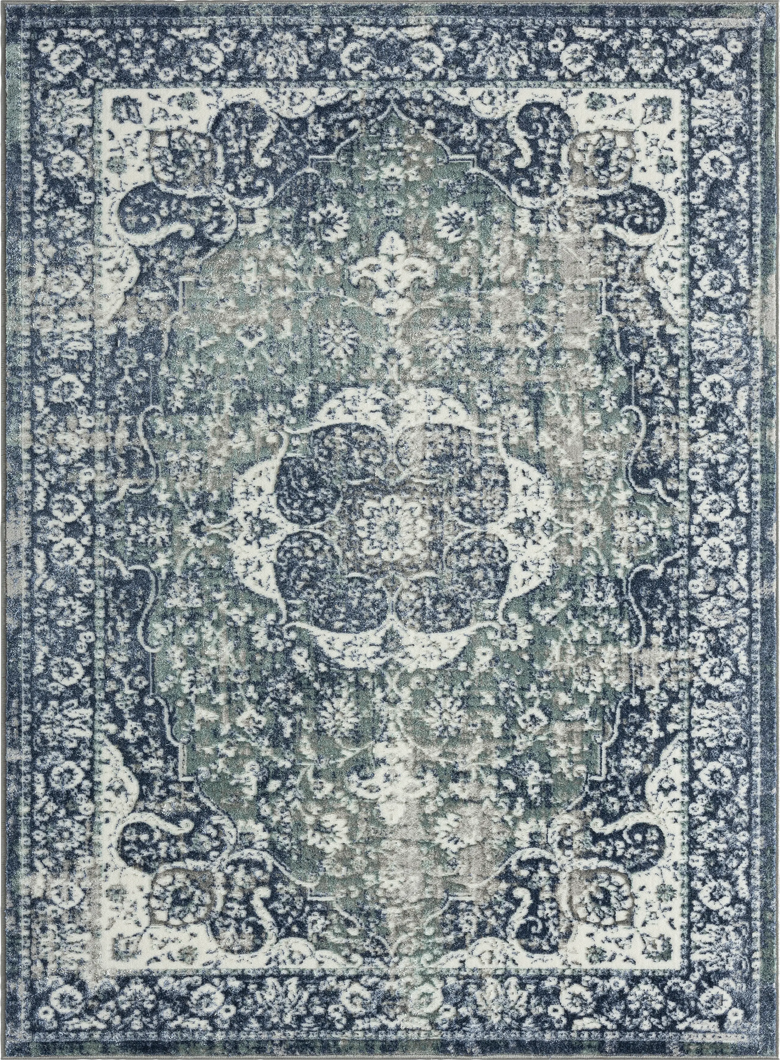 Stelosana Blue 5' x 7' Rug - Thumbnail - Image 1