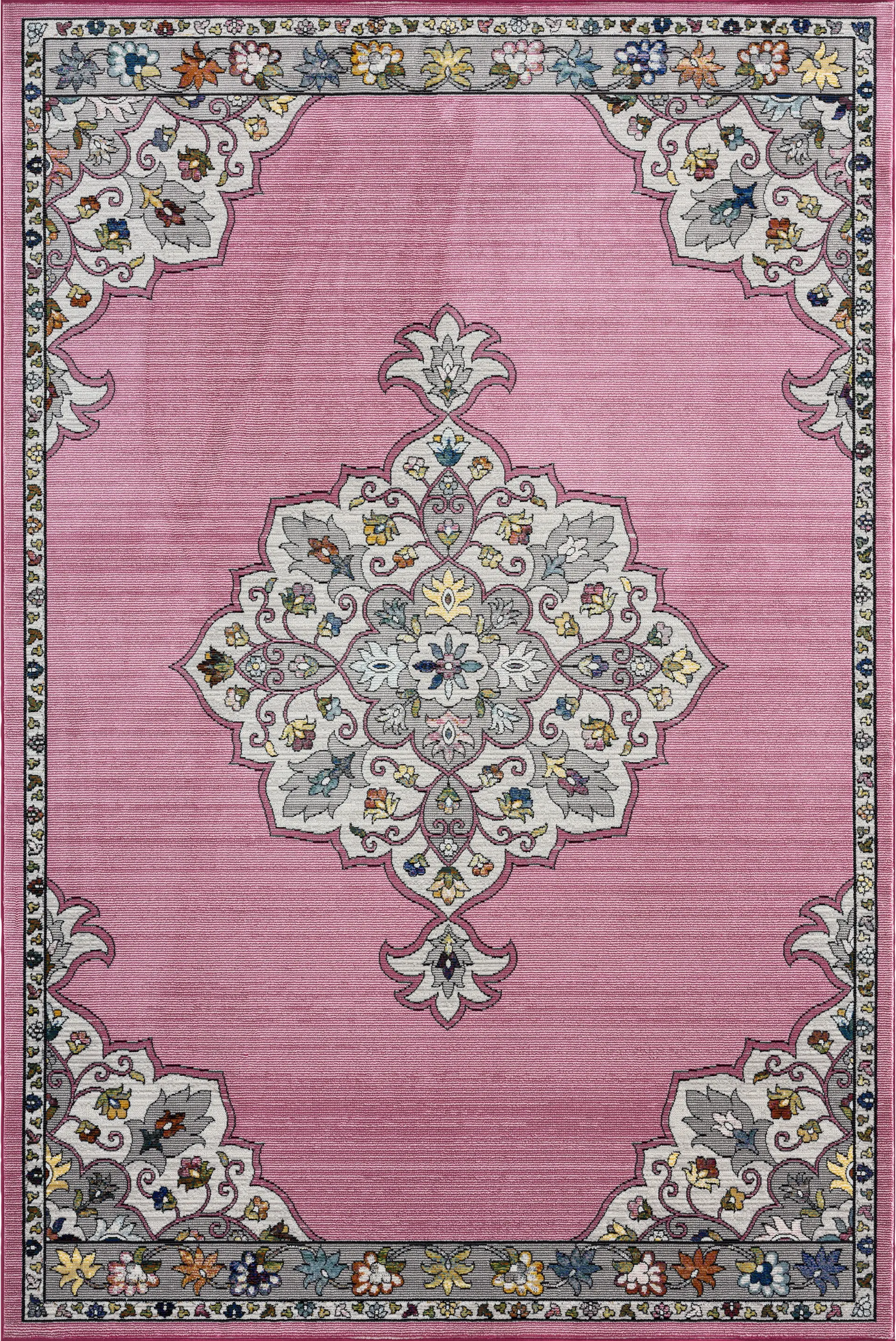 Drewellan Pink 7'6 x 9'6 Rug