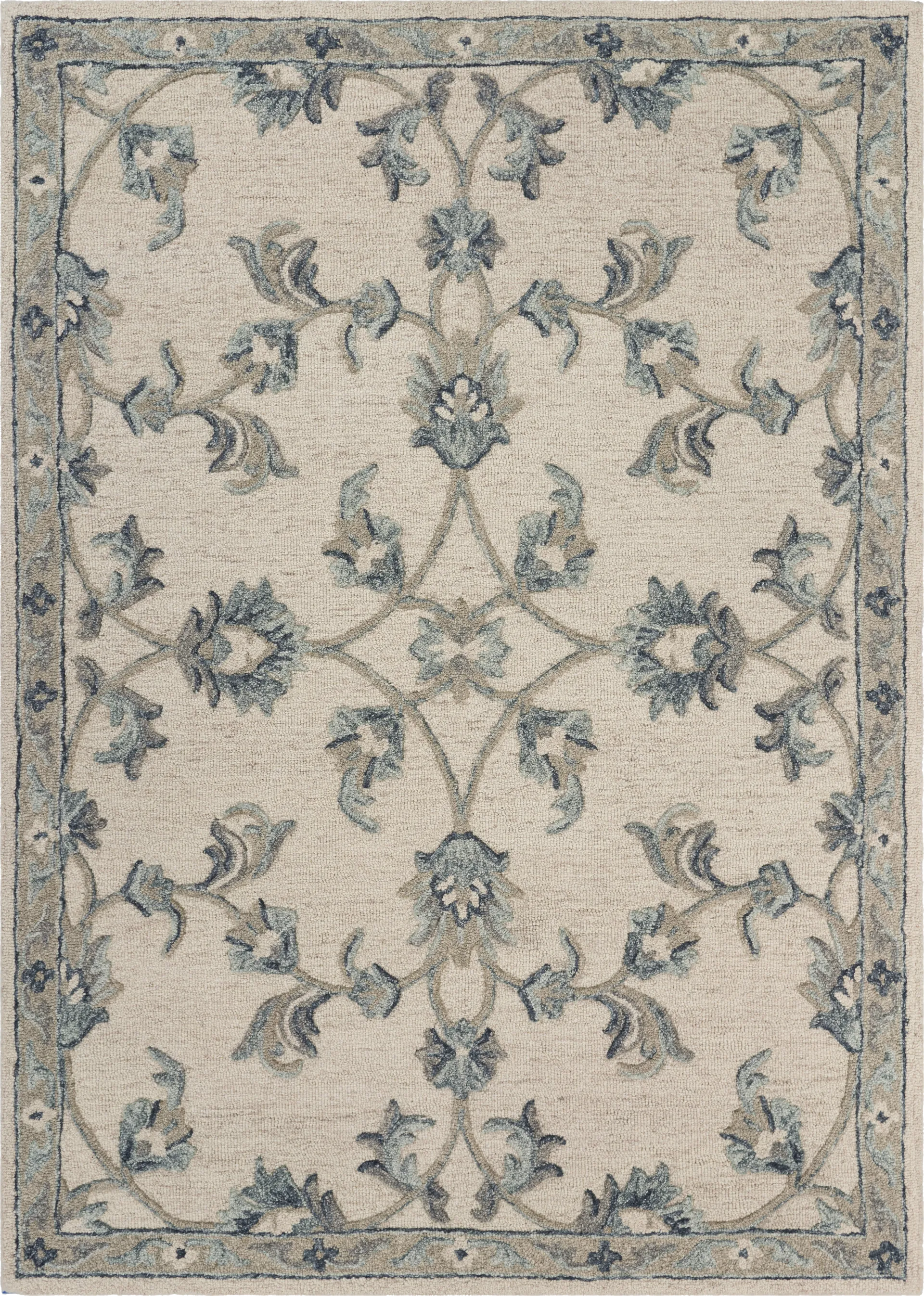 Bartik Ivory 7' x 9' Rug - Image 1