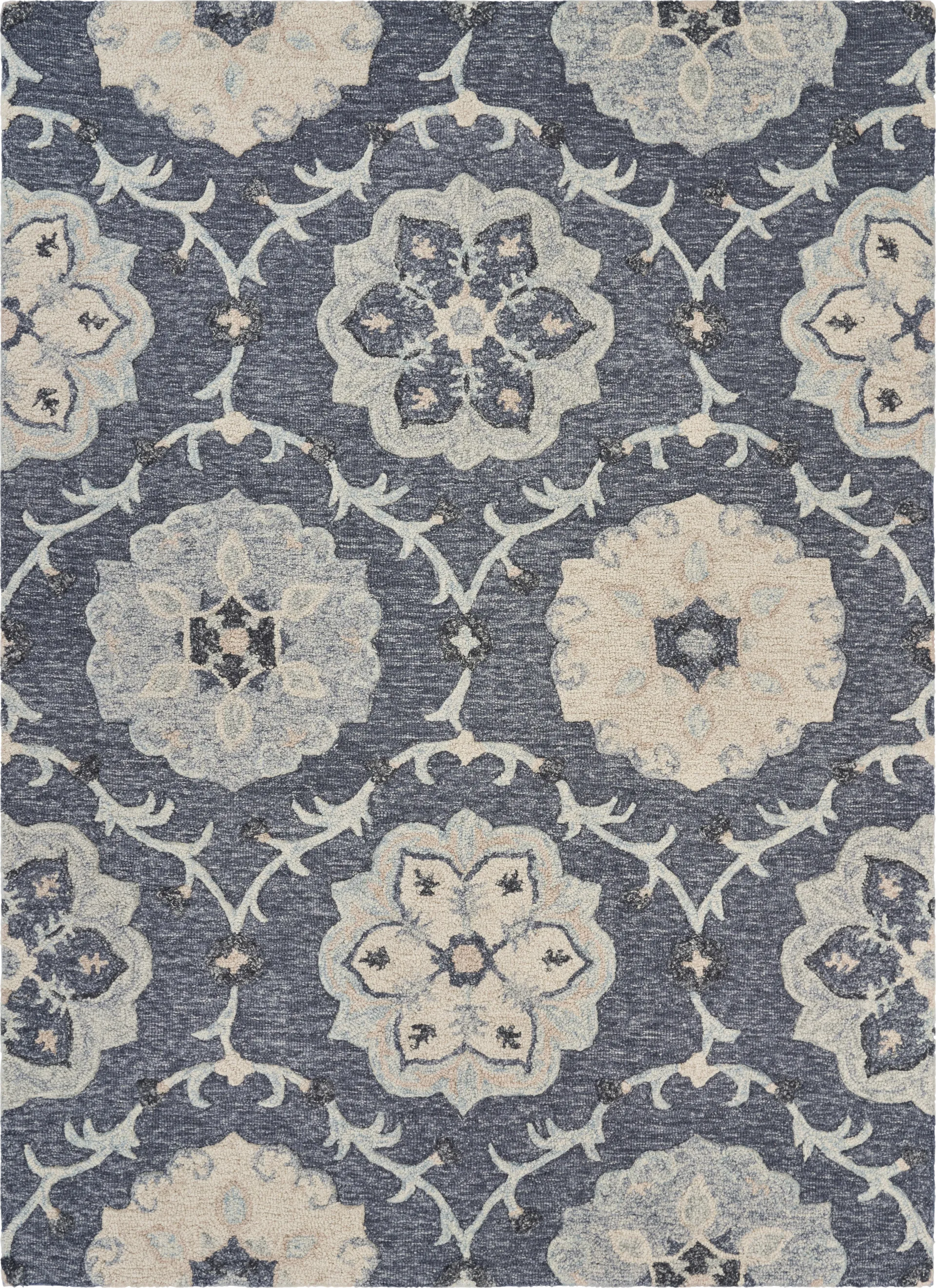 Kitabe Blue 5' x 7' Rug - Image 1