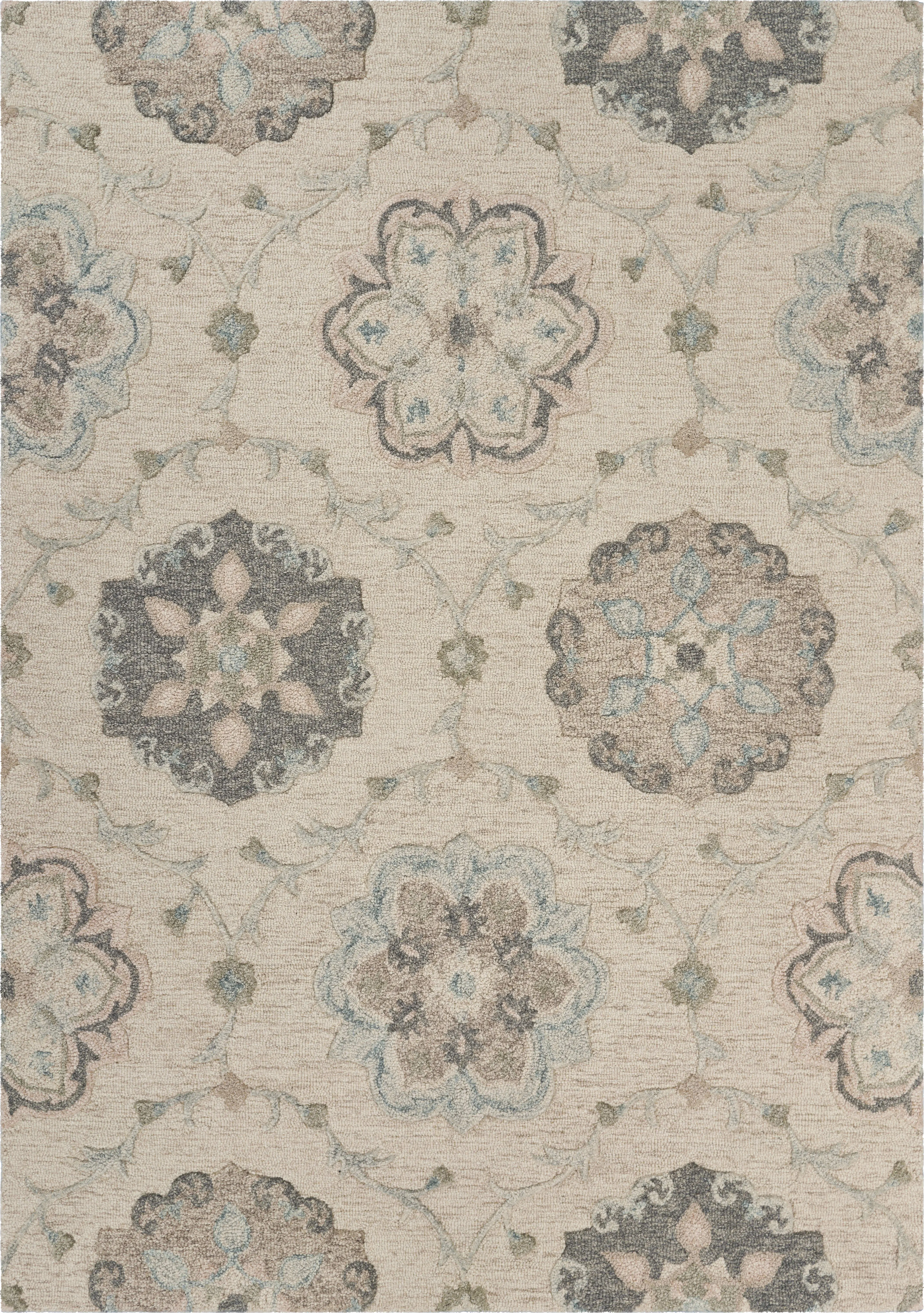 Kitabe Ivory 7' x 9' Rug - Thumbnail - Image 1