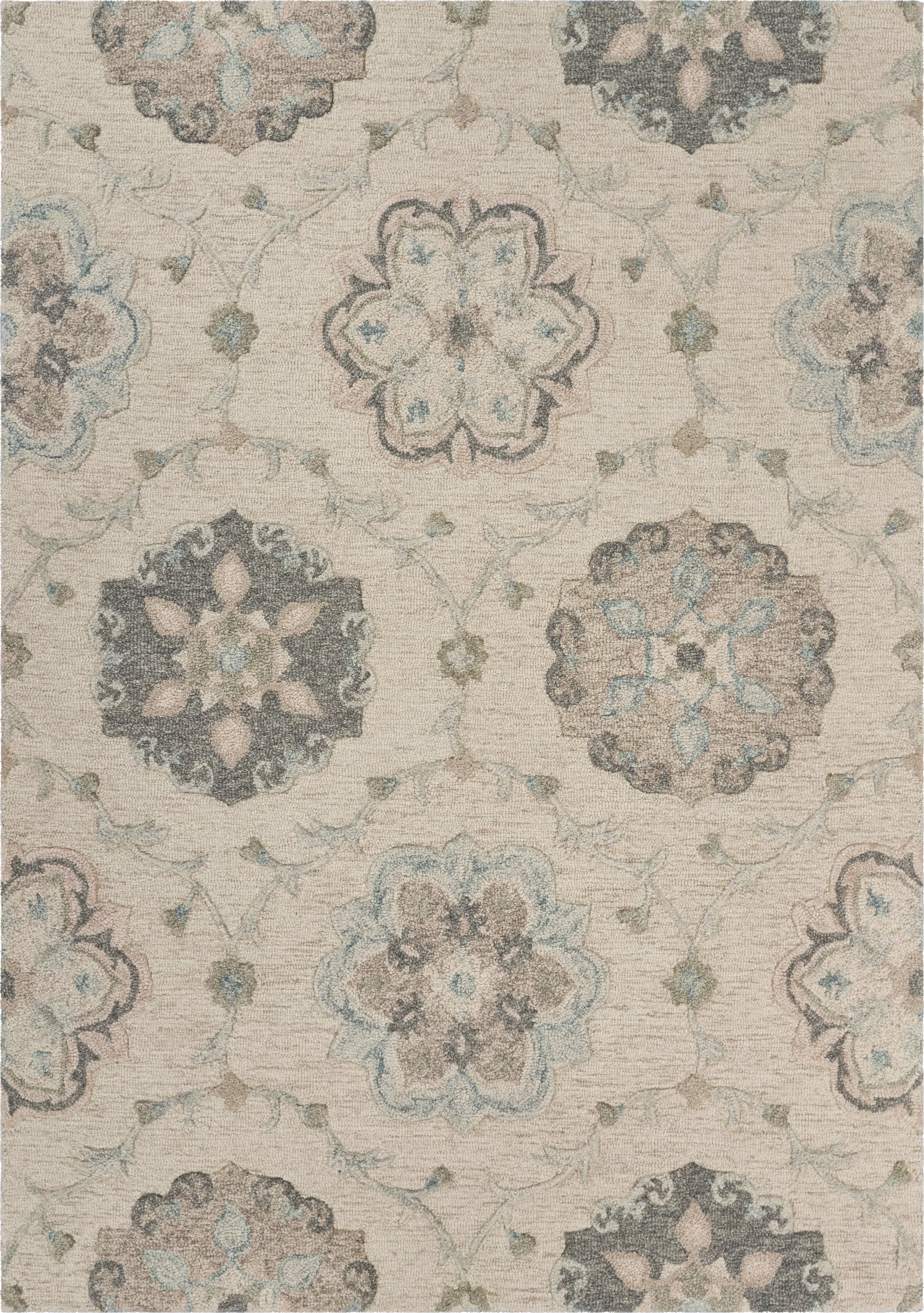 Kitabe Ivory 7' x 9' Rug - Image 1