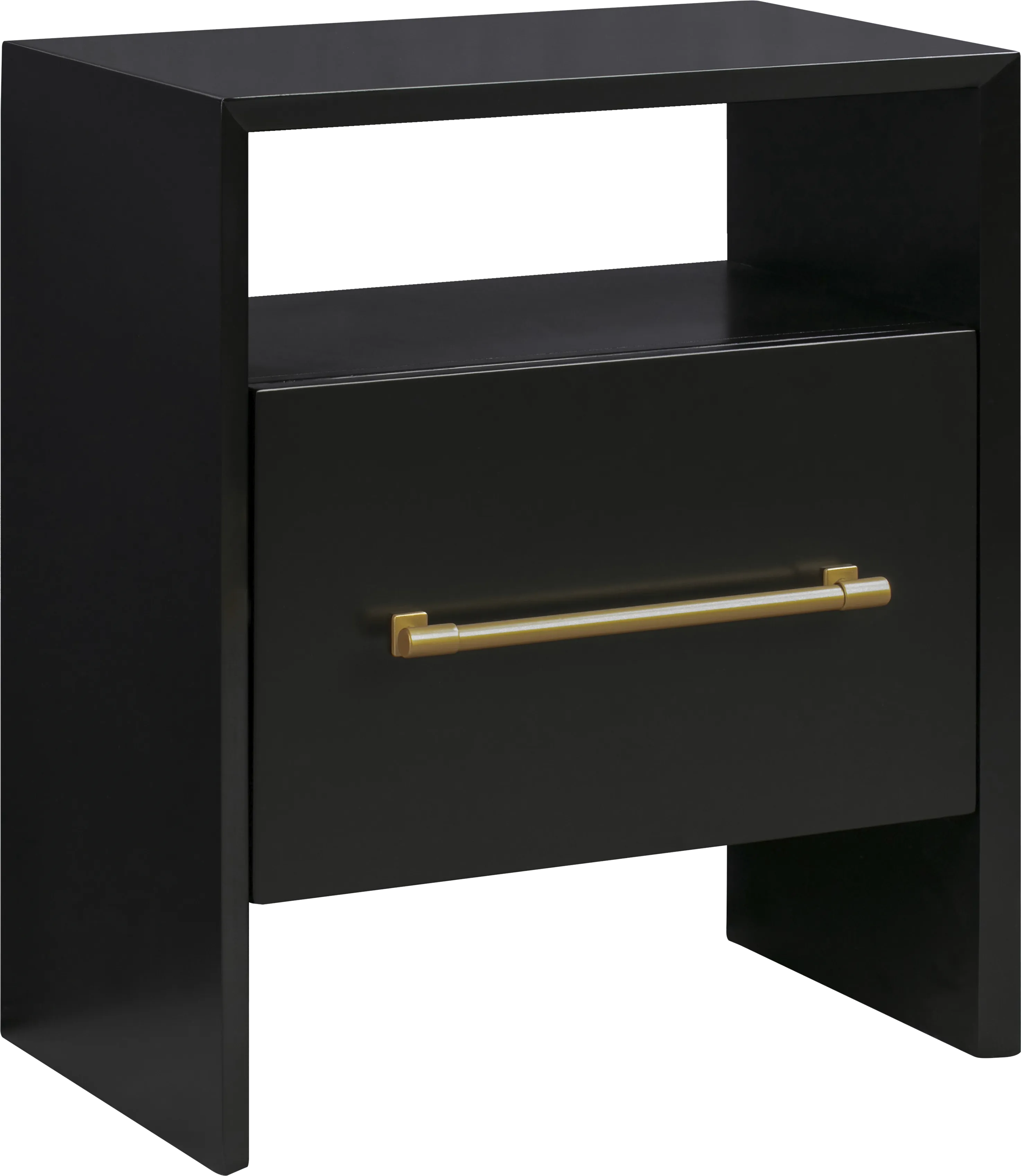 Wyleswood Black Nightstand - Thumbnail - Image 1