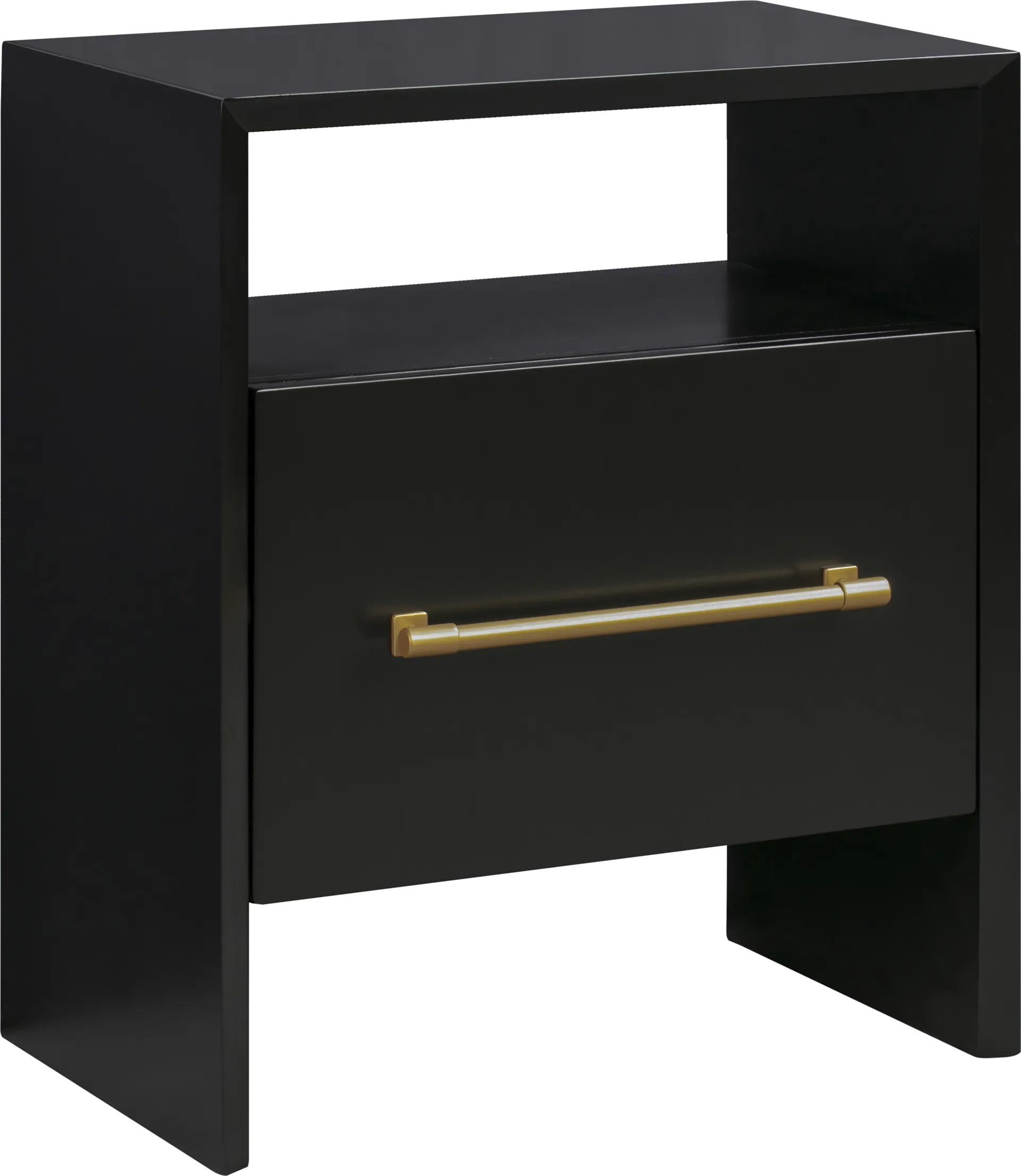 Wyleswood Black Nightstand - Image 1
