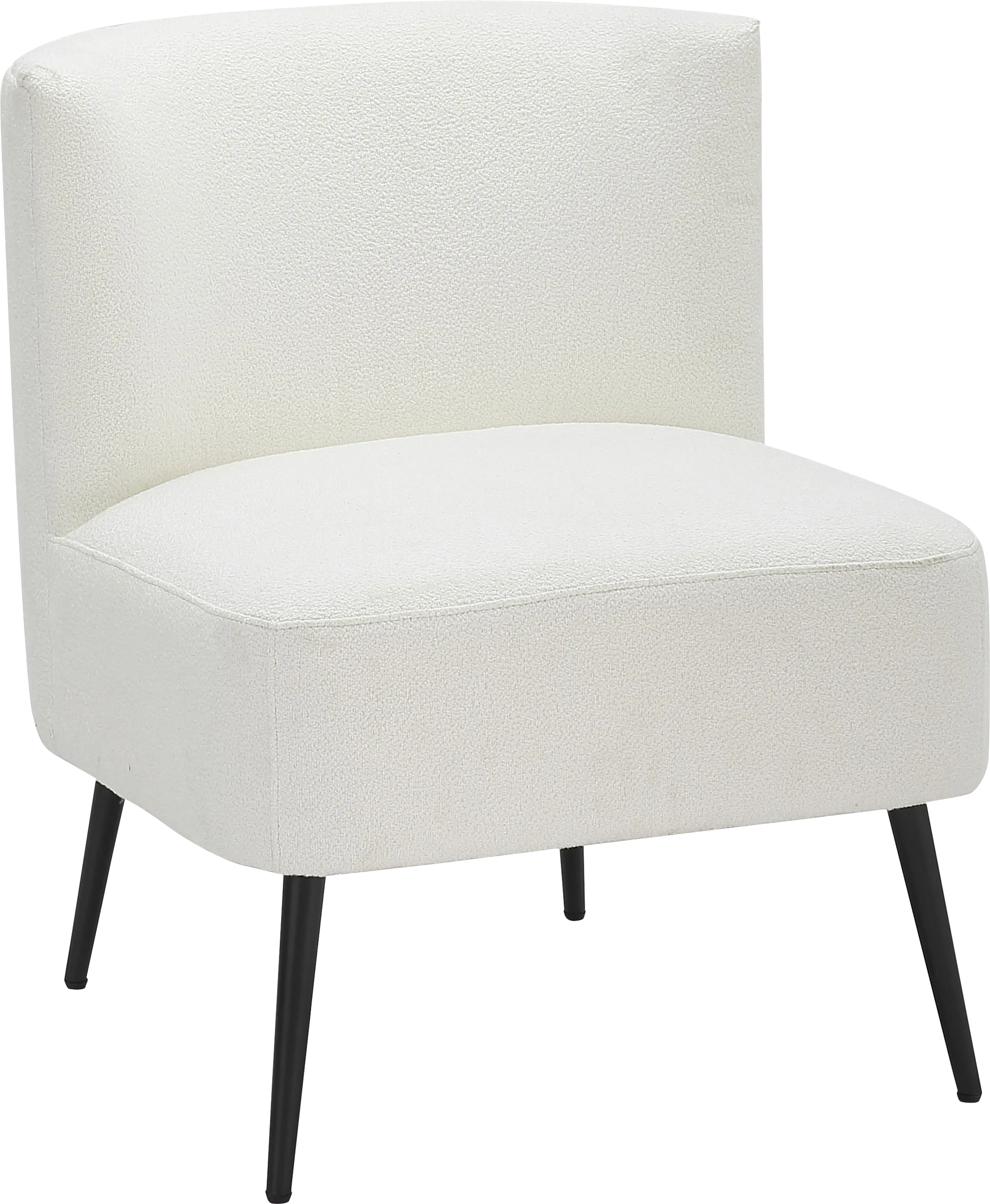 Rothmer White Accent Chair - Thumbnail - Image 1