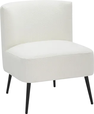 Rothmer White Accent Chair