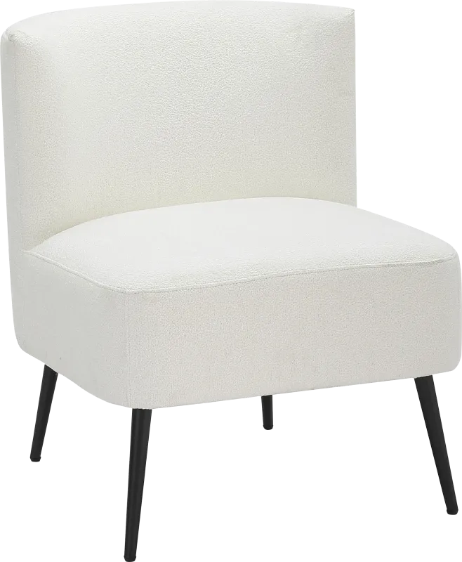 Rothmer White Accent Chair