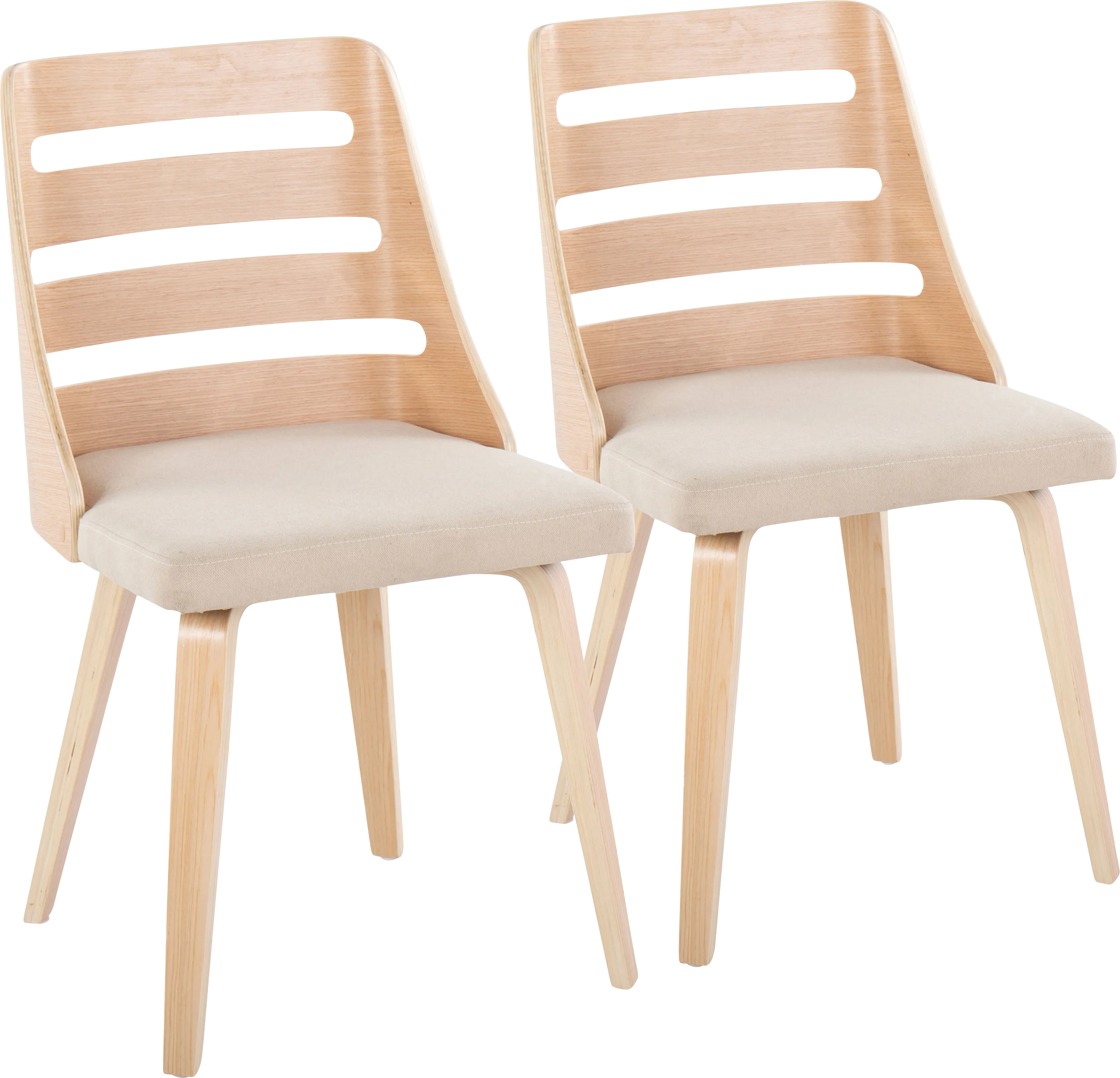 Tullahama Cream Dining Chair, Set of 2 - Thumbnail - Image 1