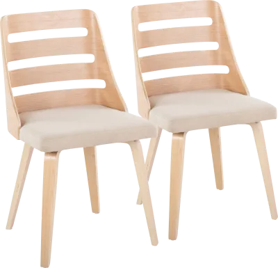 Tullahama Cream Dining Chair, Set of 2