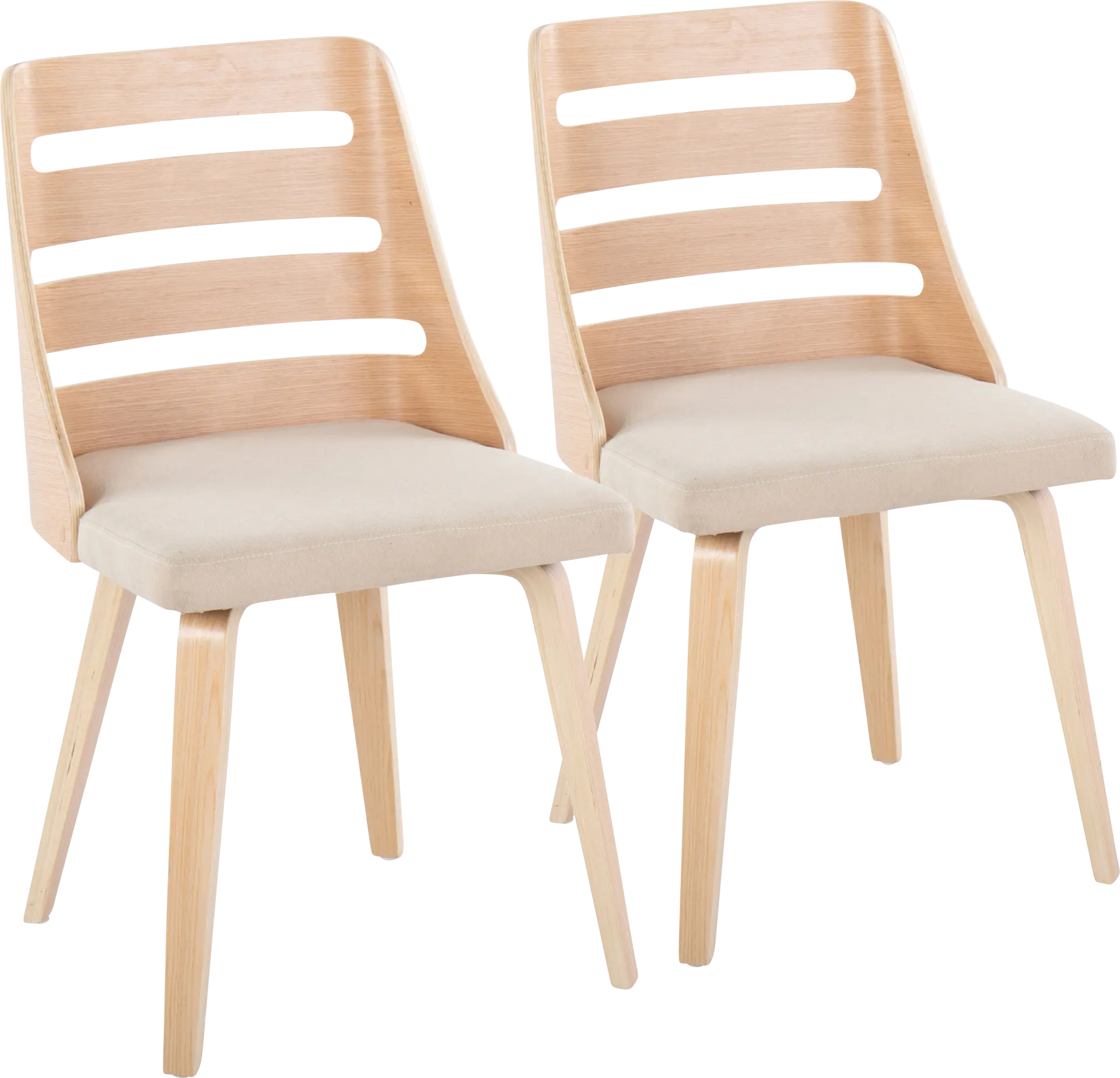 Tullahama Cream Dining Chair, Set of 2