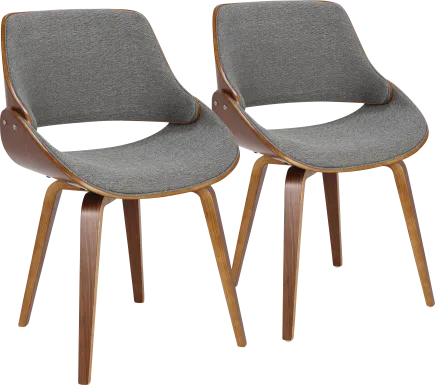 Seracedar Gray Dining Chair, Set of 2