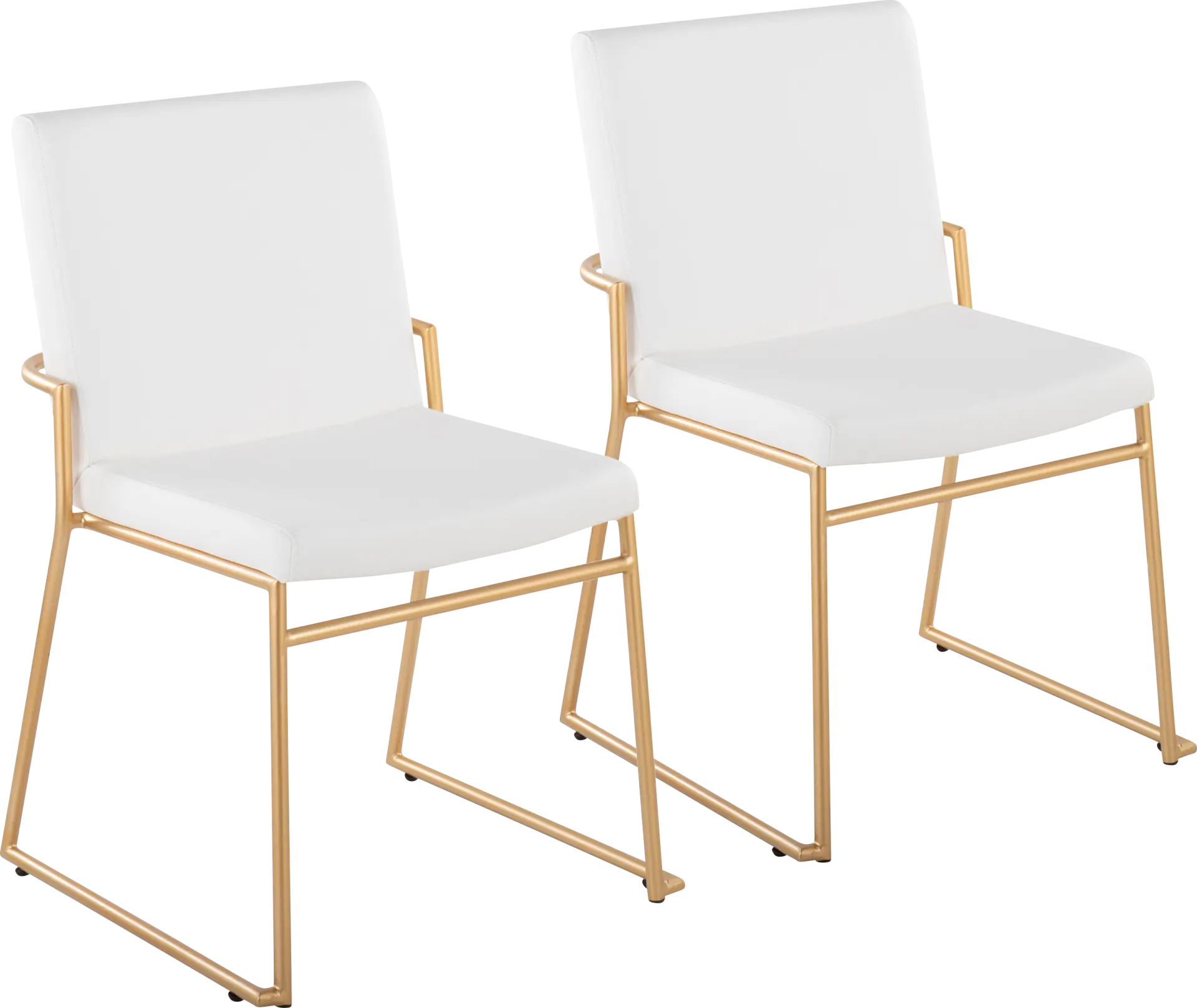 Powhatan I White Dining Chair, Set of 2