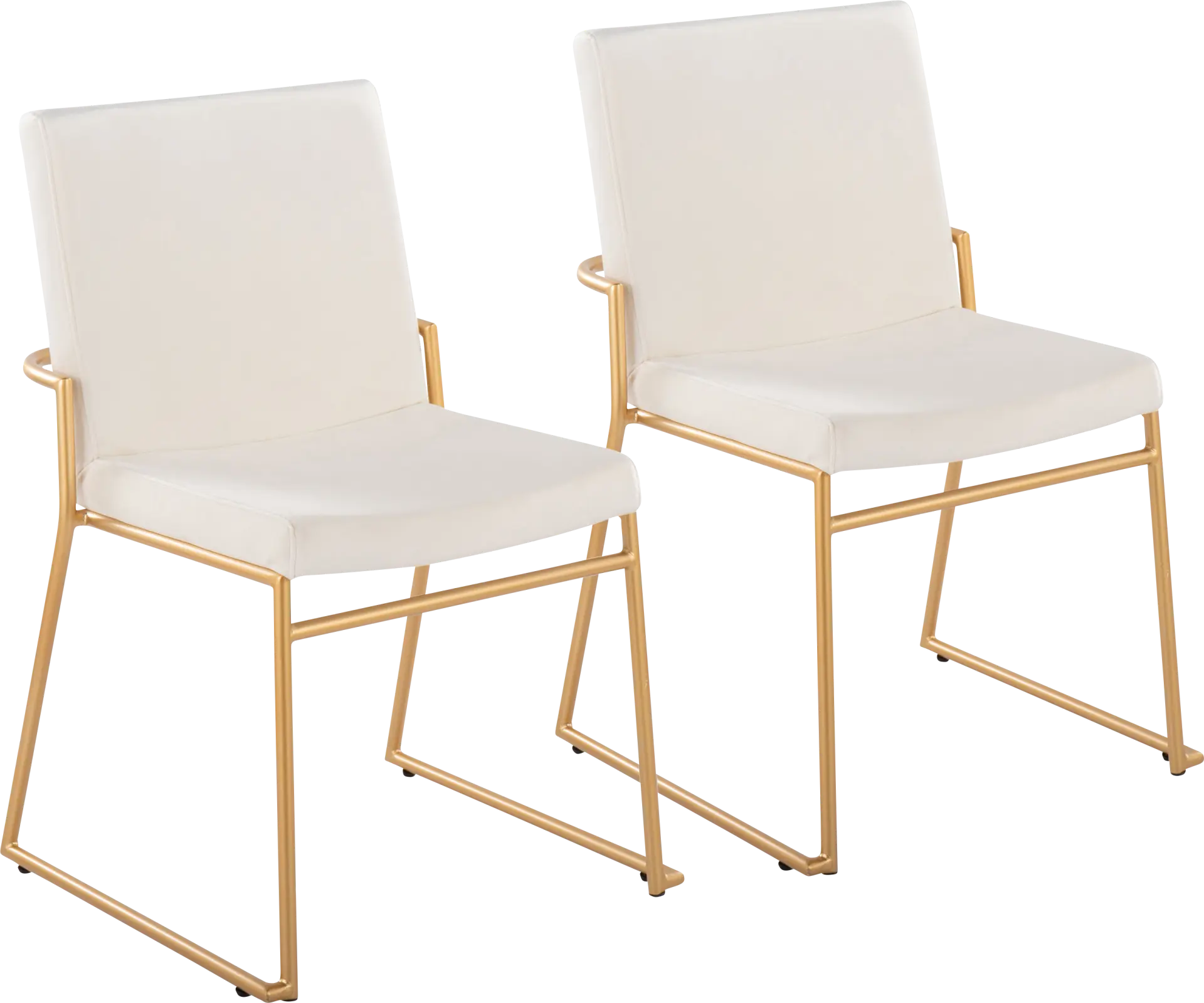Powhatan II Cream Dining Chair, Set of 2