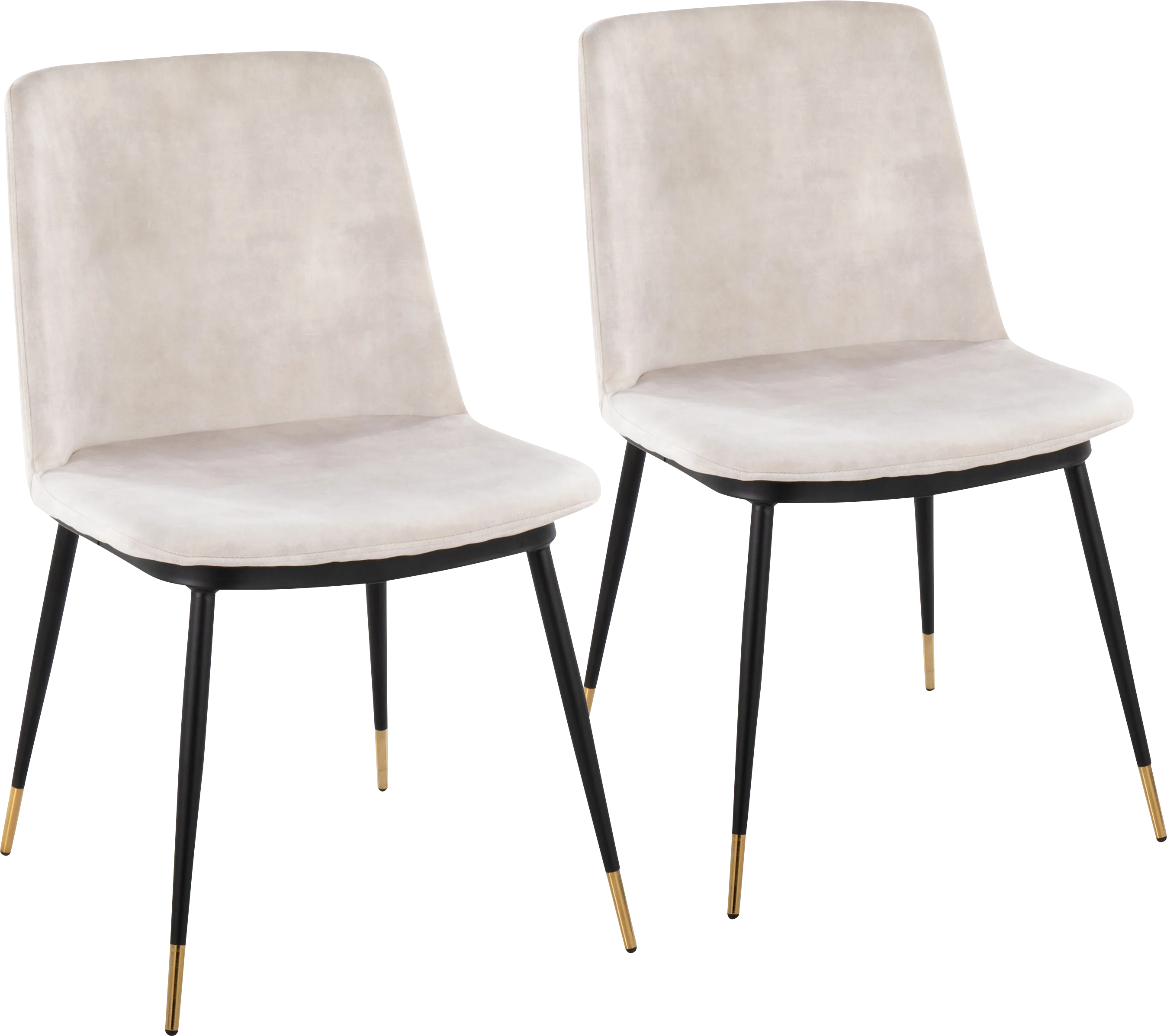Oaklon Beige Dining Chair, Set of 2 - Thumbnail - Image 1