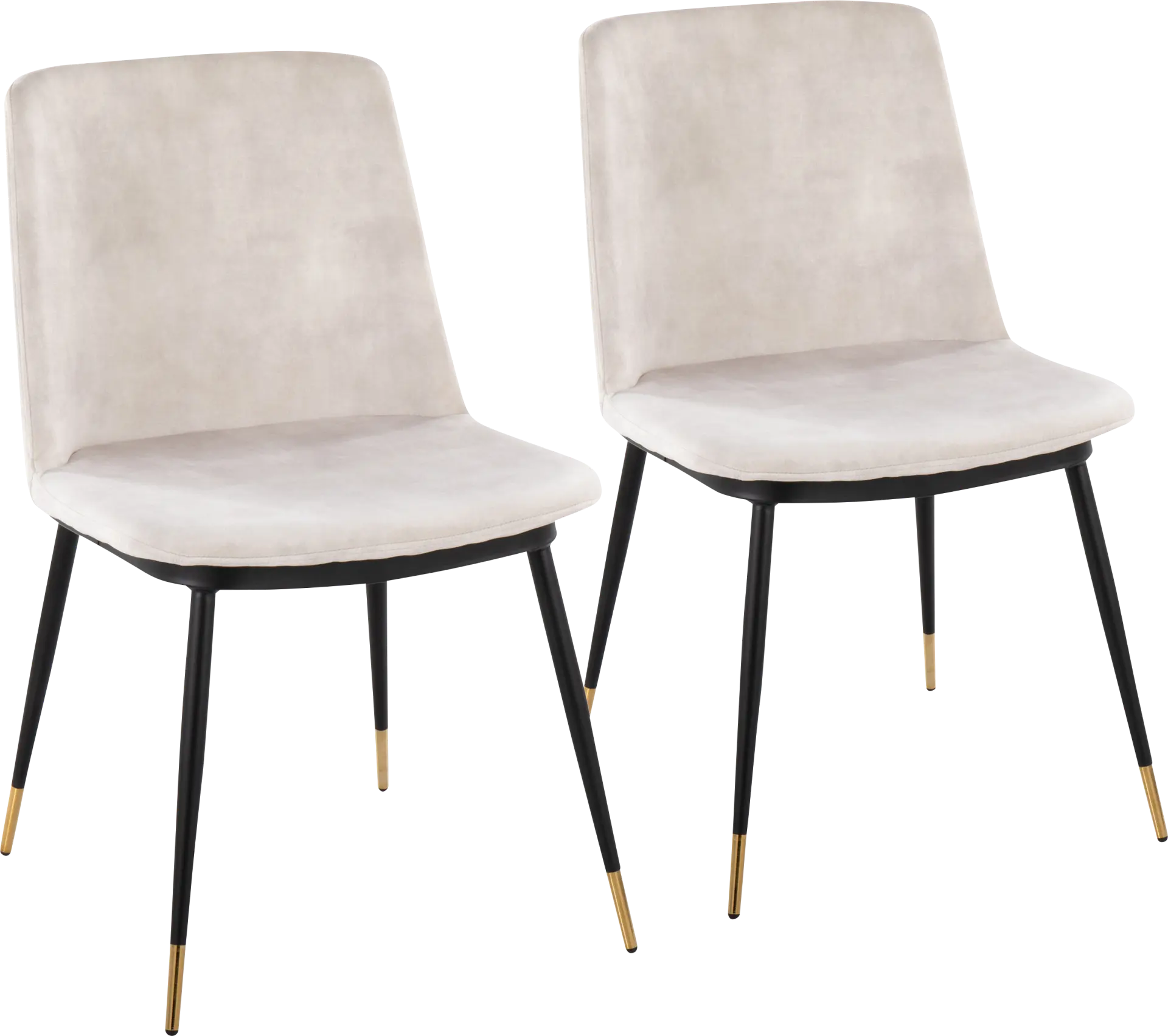 Oaklon Beige Dining Chair, Set of 2