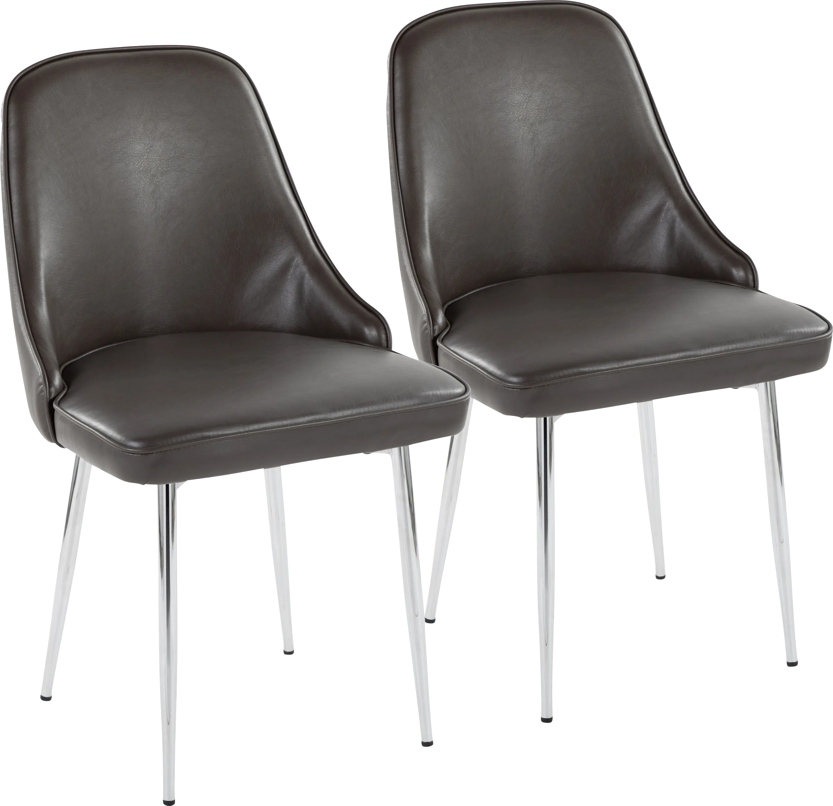 Clovis II Gray Dining Chair, Set of 2 - Thumbnail - Image 1