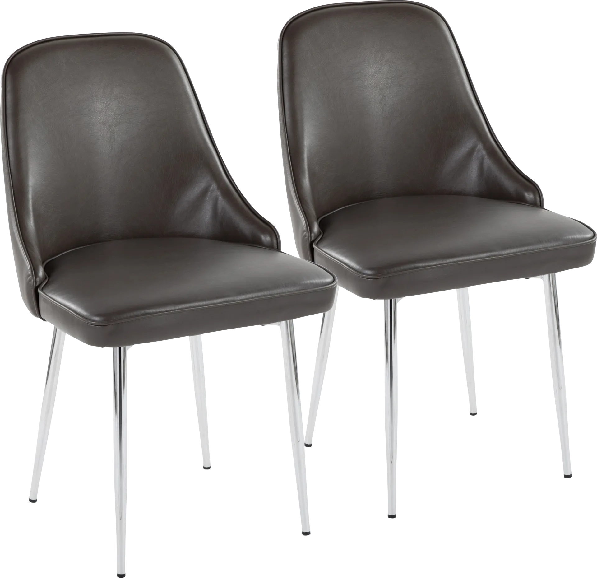 Clovis II Gray Dining Chair, Set of 2 - Image 1