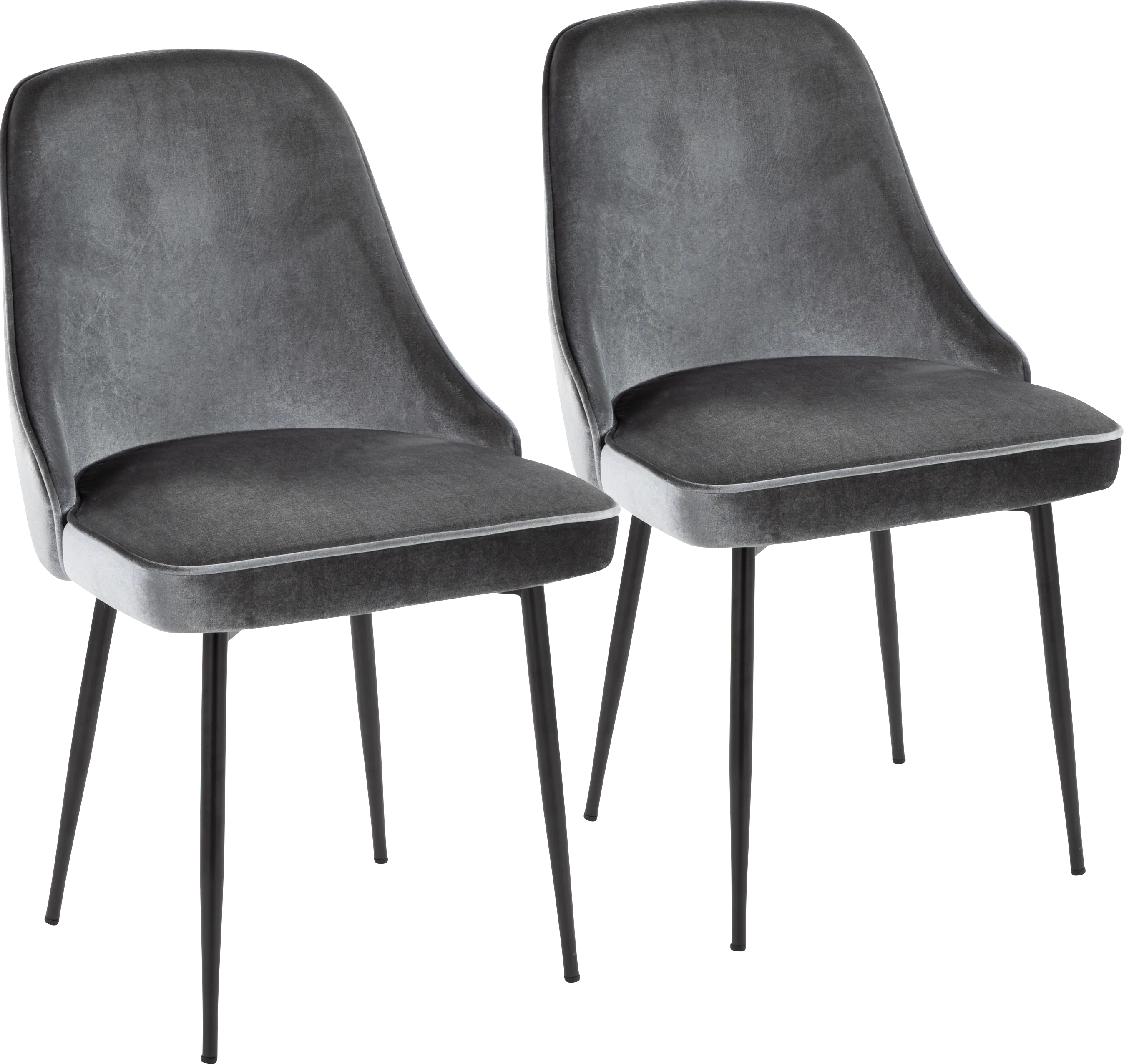 Clovis III Blue Dining Chair, Set of 2 - Thumbnail - Image 1